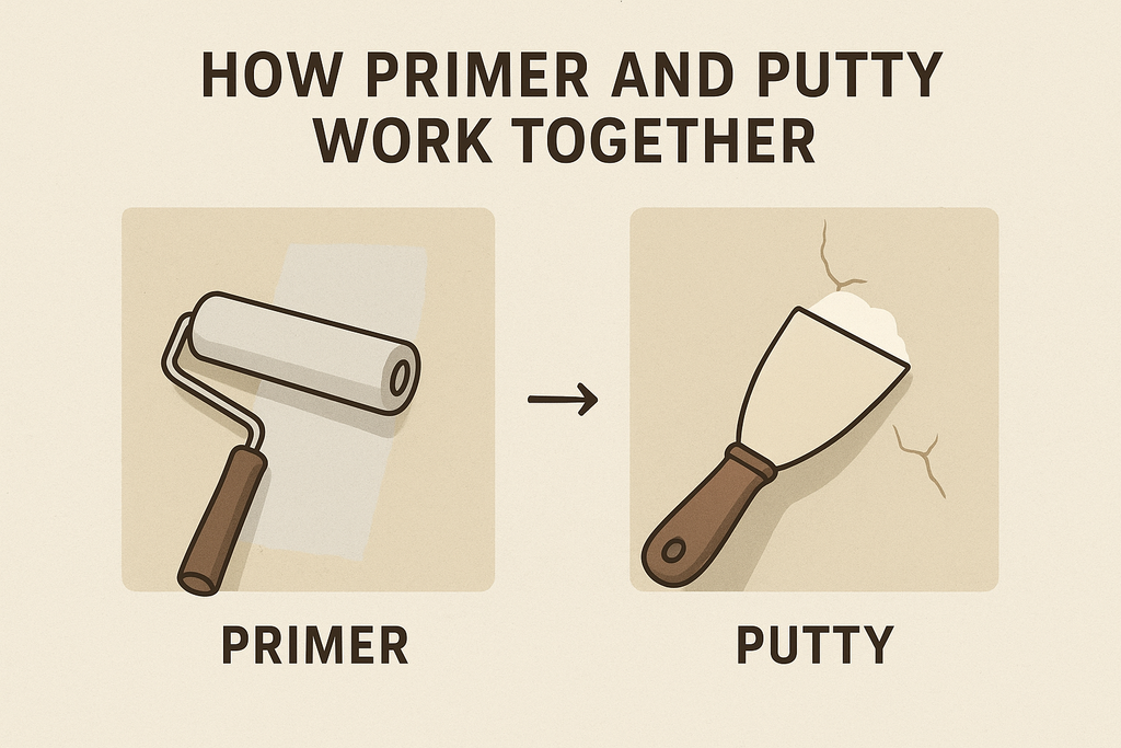 How Primer and Putty Create a Flawless Wall Surface for Wallpapers ?