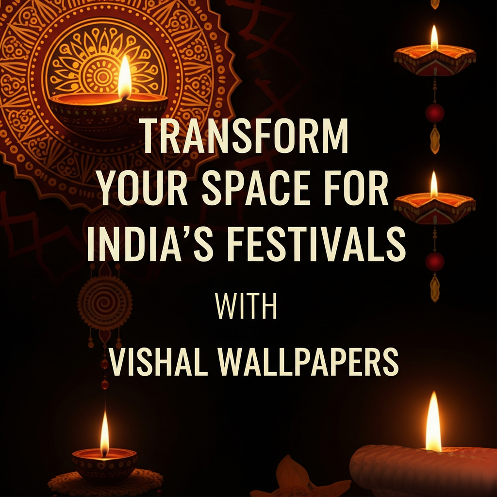 Festival Flair: Transform Your Space for India's Festivals with Vishal Wallpapers
