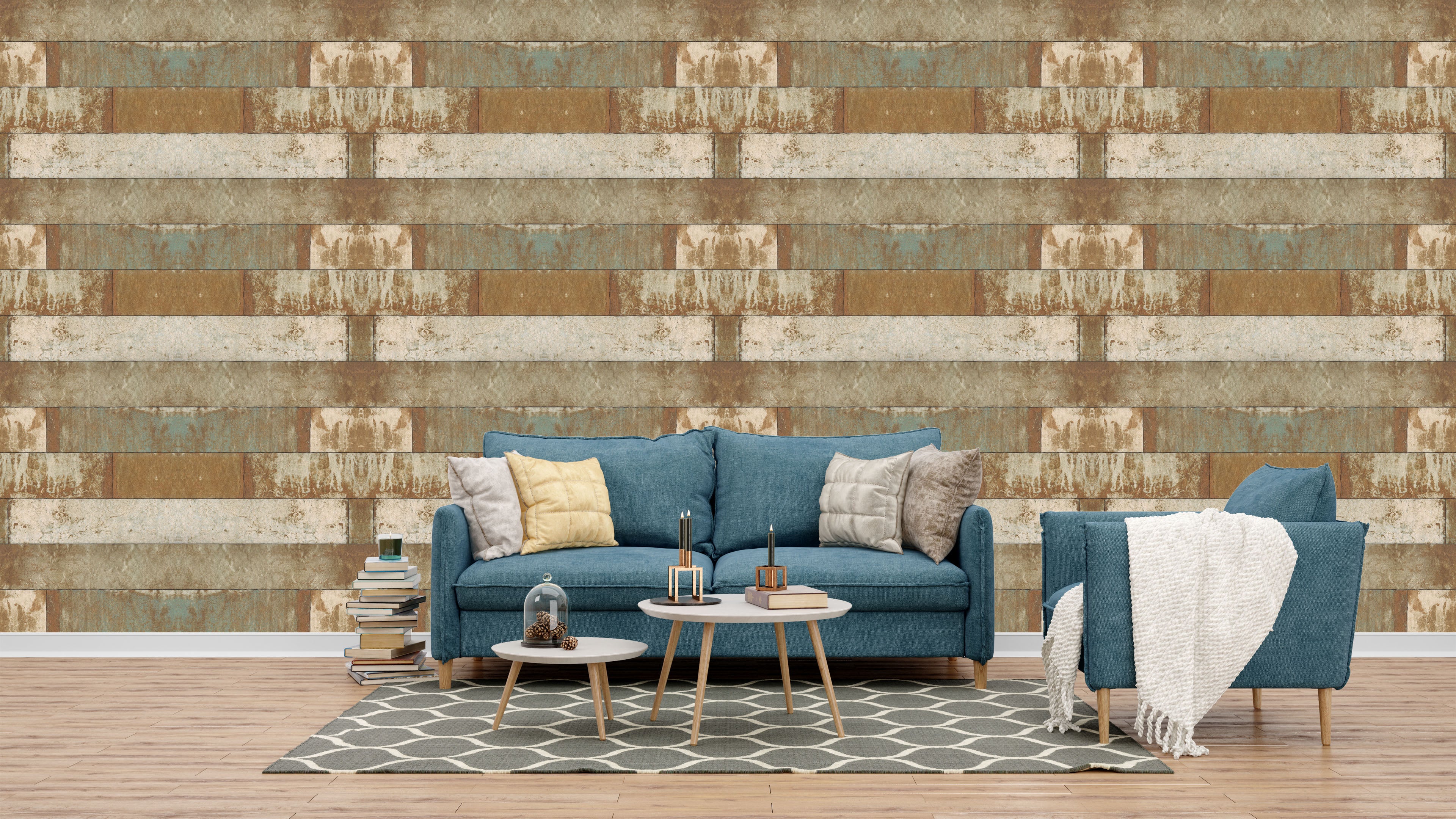Subtle Elegance and Modern Style Wallpaper for Living Rooms and Bedrooms - Smallmouth Bass, vishal wallpapers