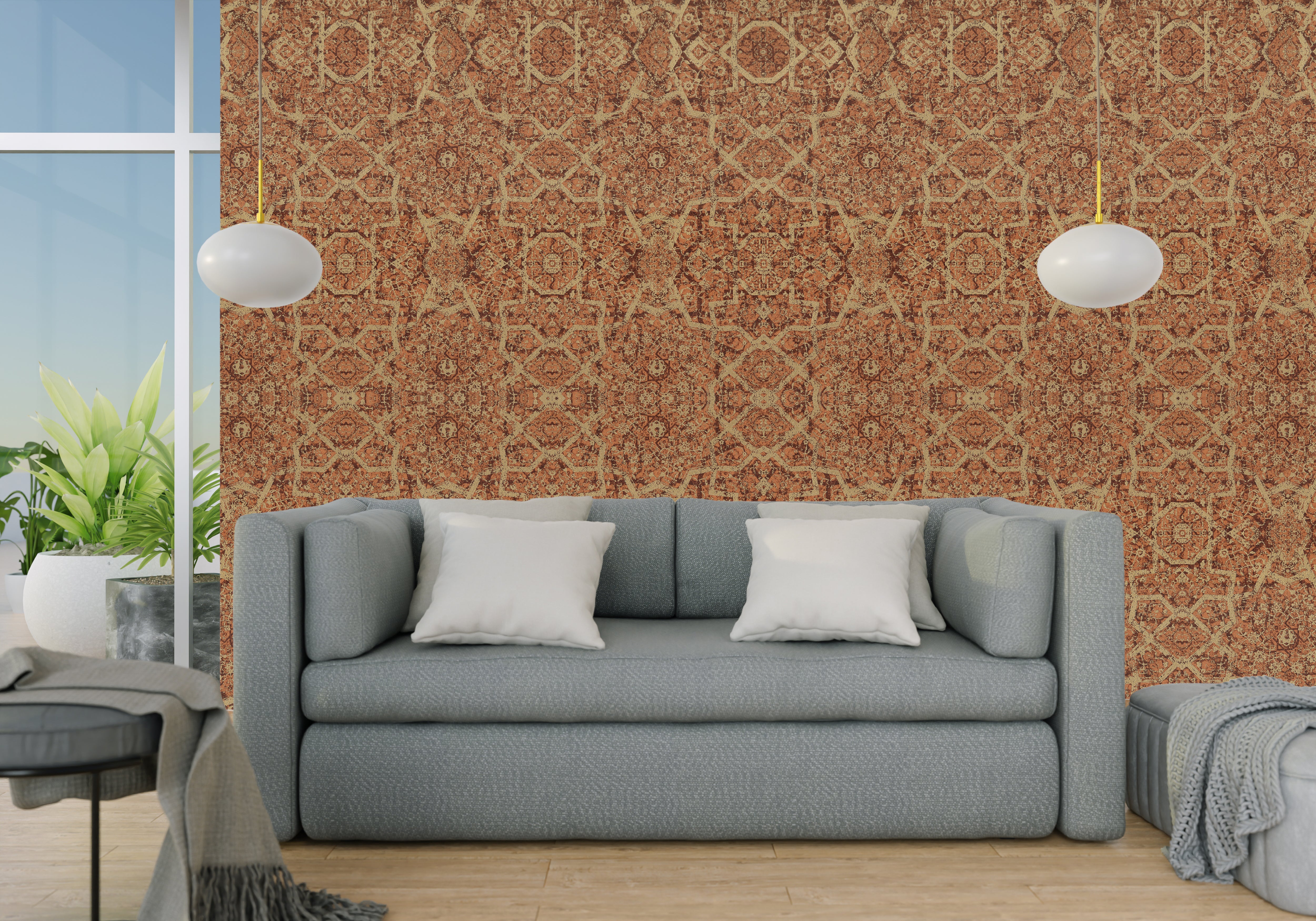 Spiced Cider Design Wallpaper - For Inviting Spaces
