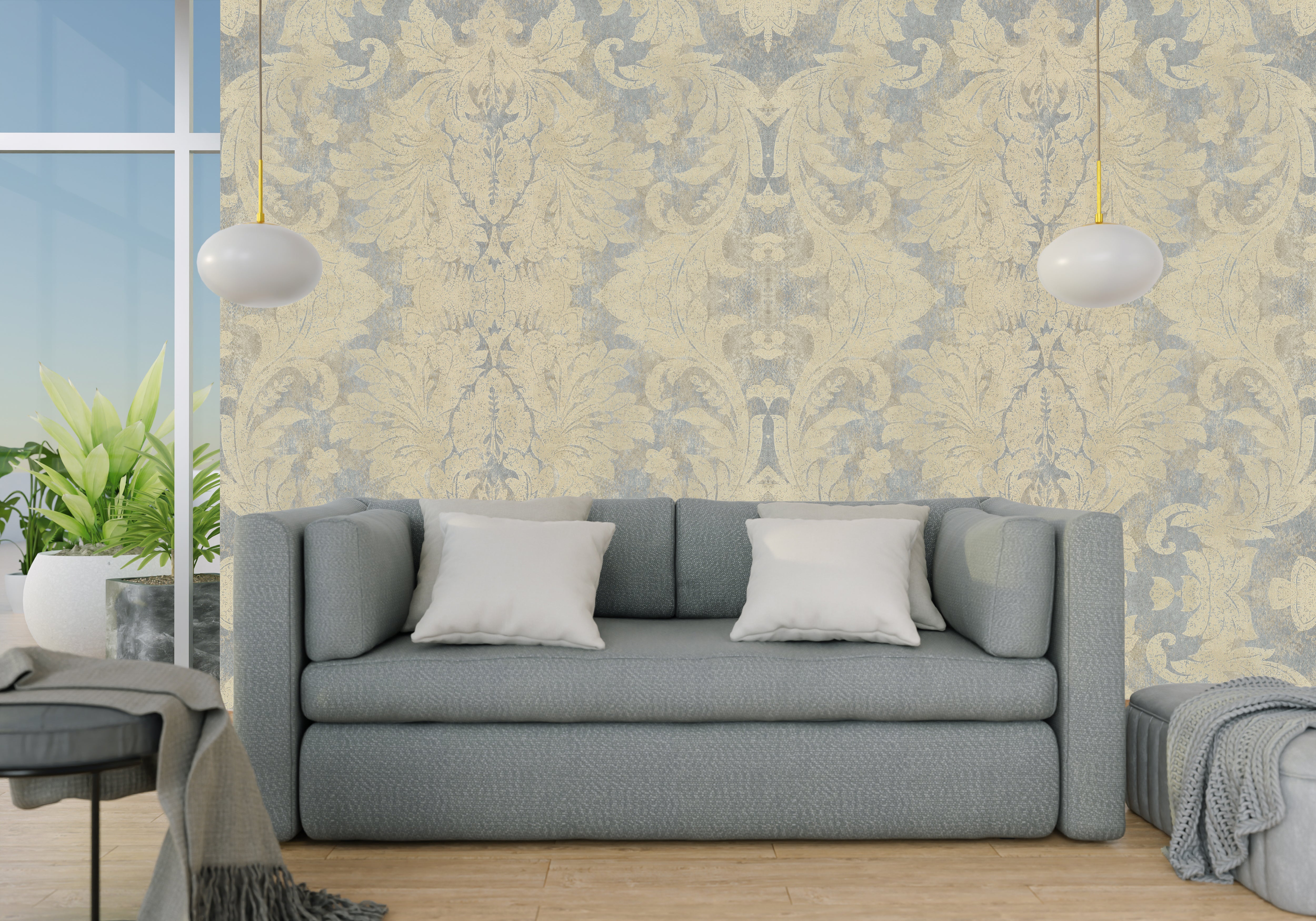 Agate Grey Design Wallpaper - For Inviting Spaces