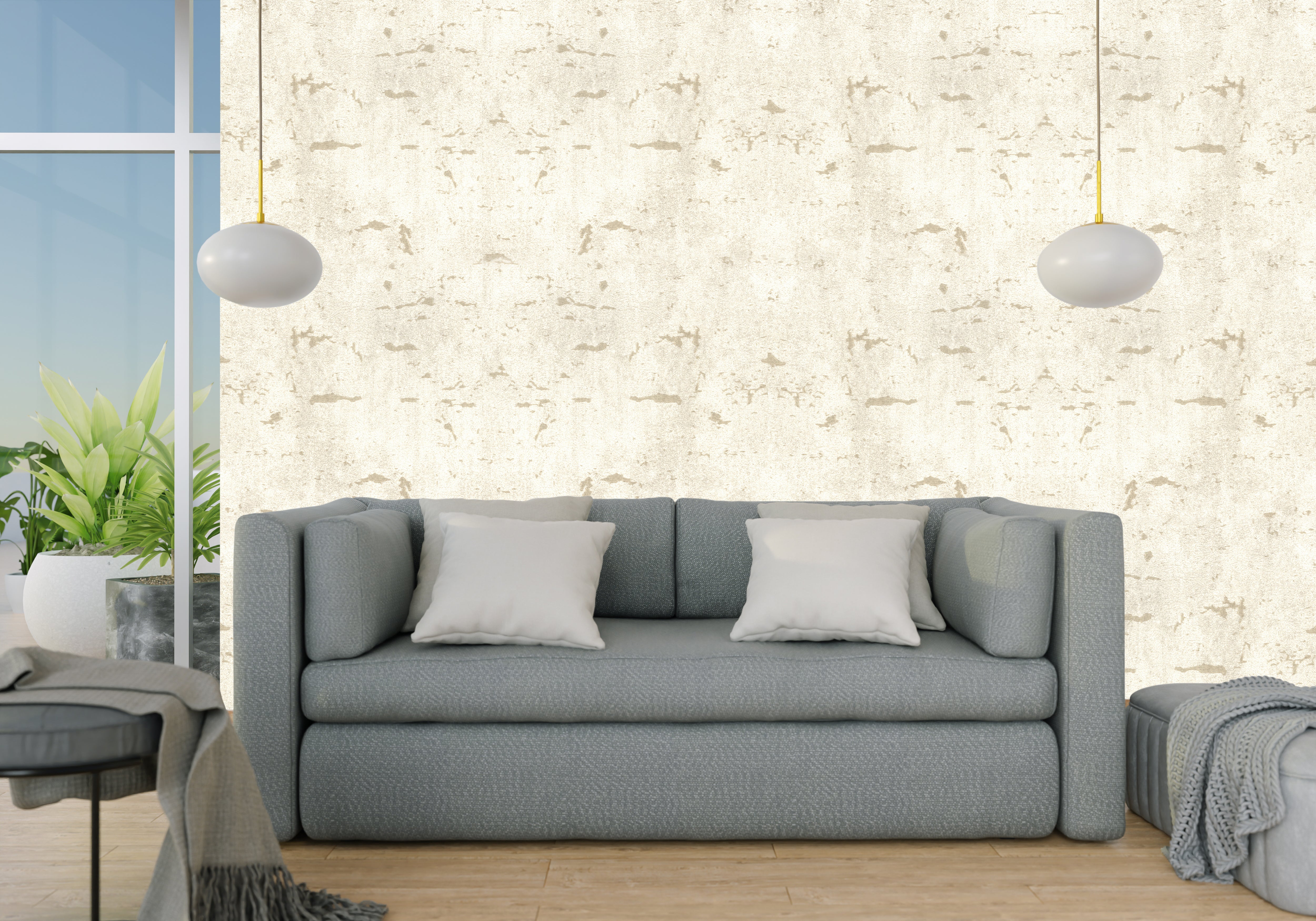 Antique White Design Wallpaper - For Inviting Spaces