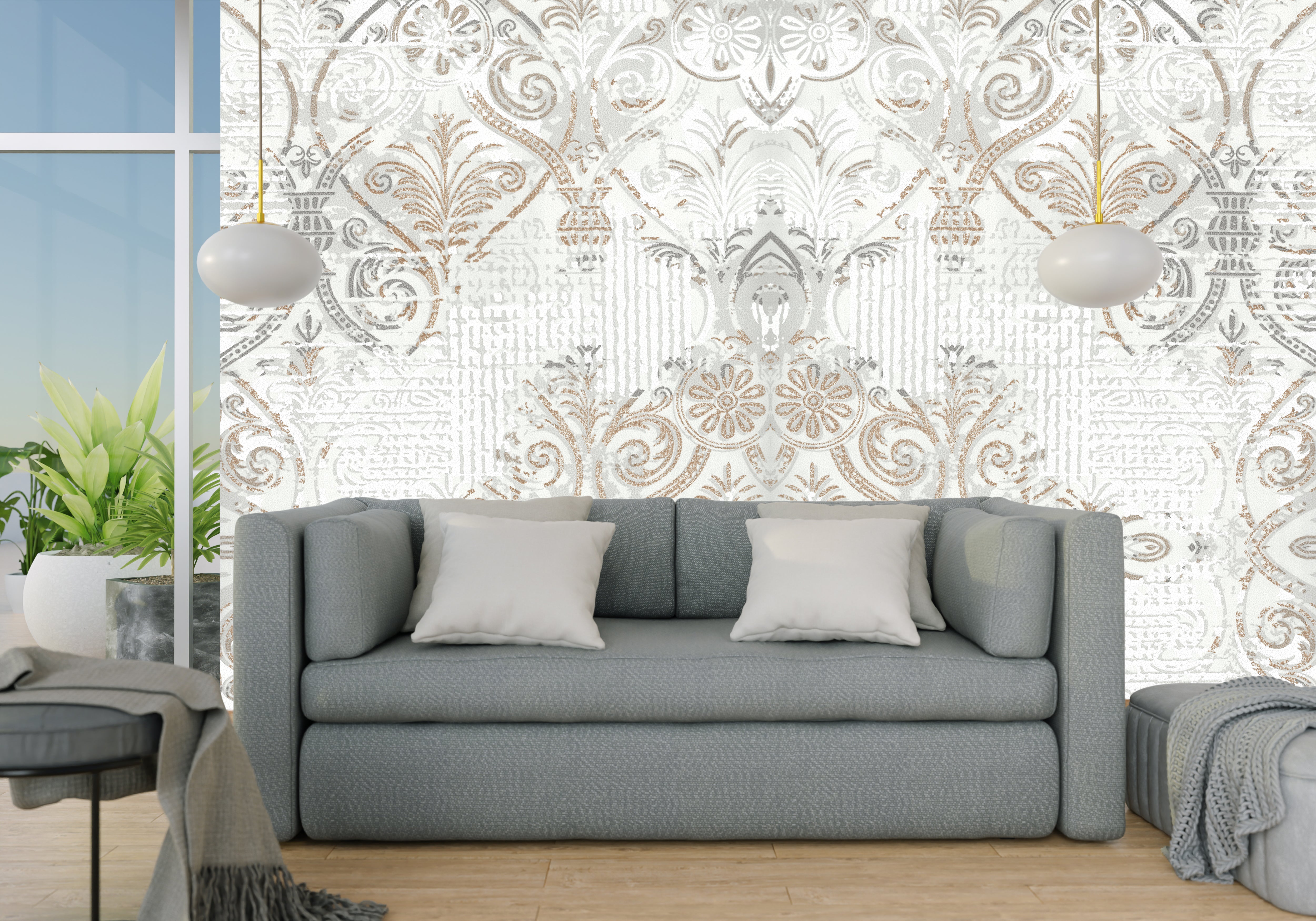 Hurricane Mist Design Wallpaper - For Inviting Spaces