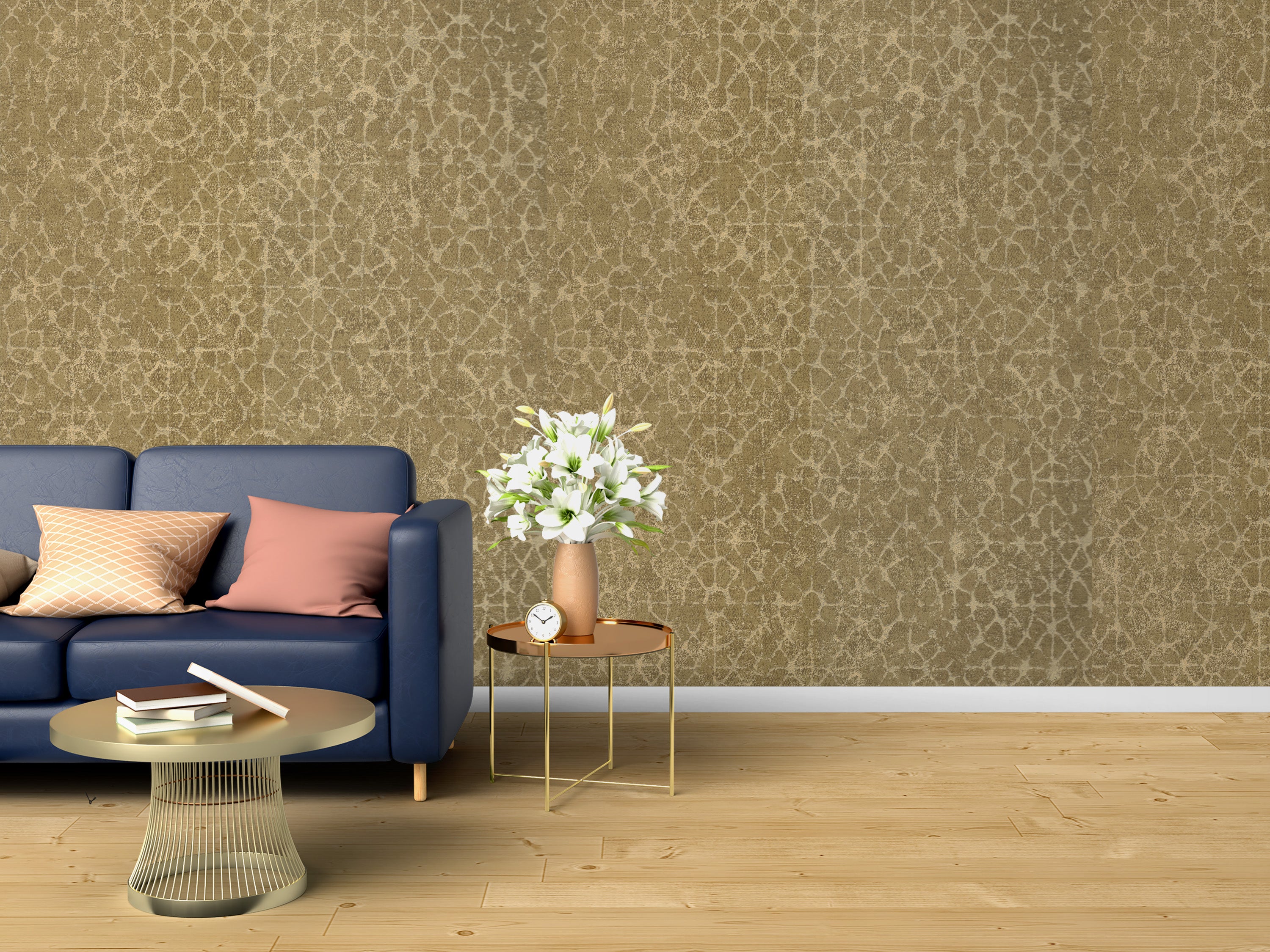 Brown Textured Abstract Wallpaper