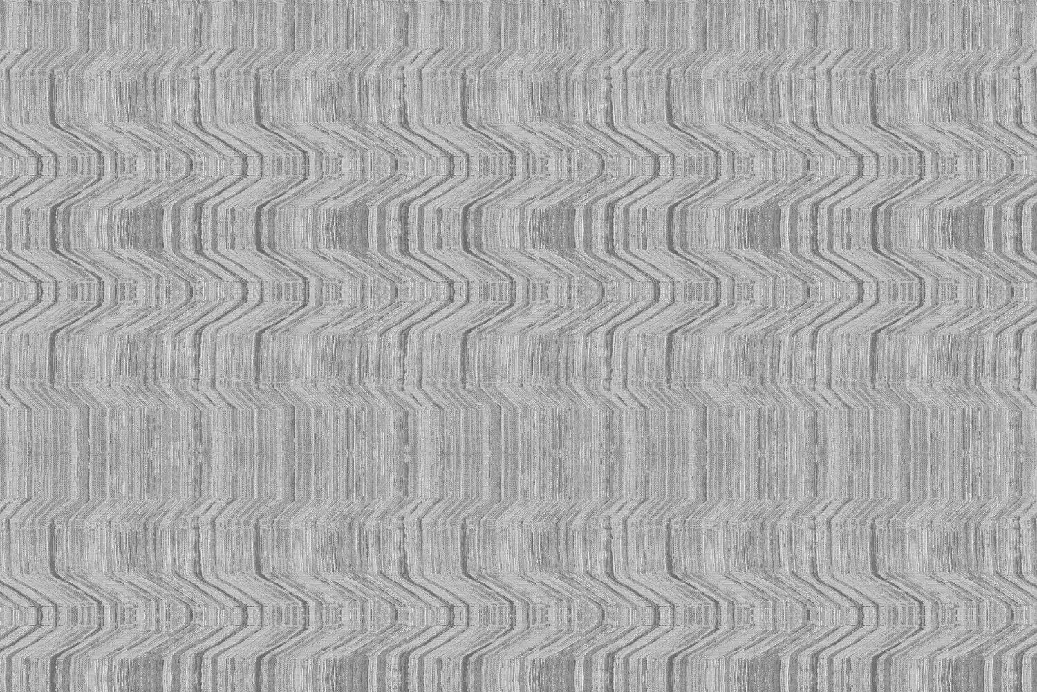 Geometric Grey Wavy Pattern Wallpaper - Modern and Dynamic Wall Decor