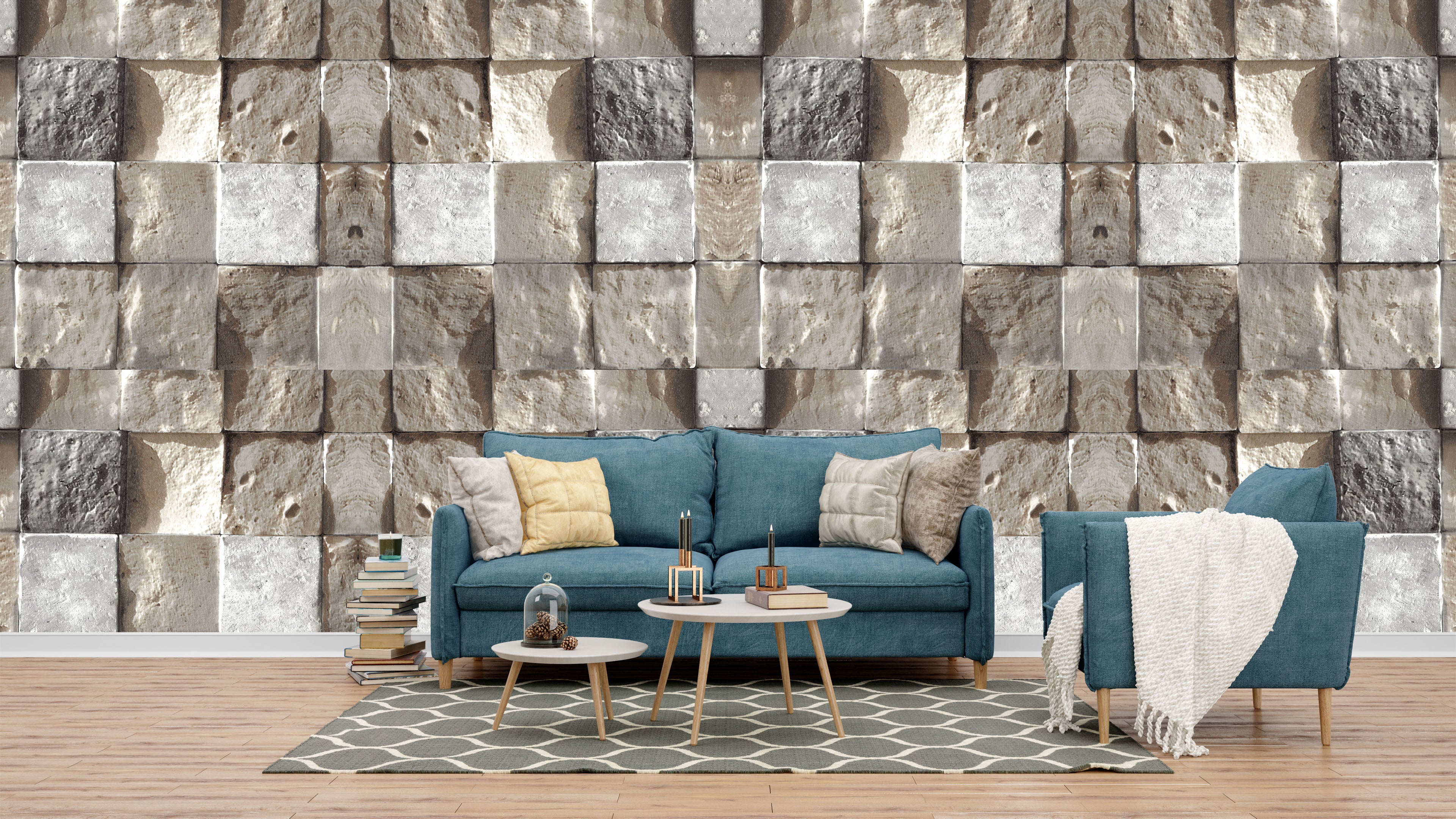 Candlelit Beige - Subtle Elegance and Modern Style Wallpaper for Living Rooms and Bedrooms