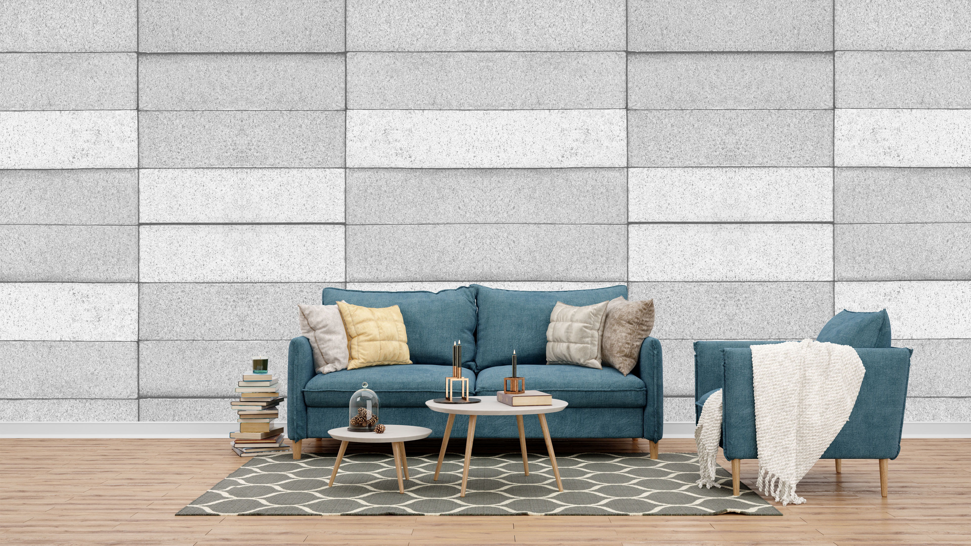 Cerebellum Grey - Subtle Elegance and Modern Style Wallpaper for Living Rooms and Bedrooms