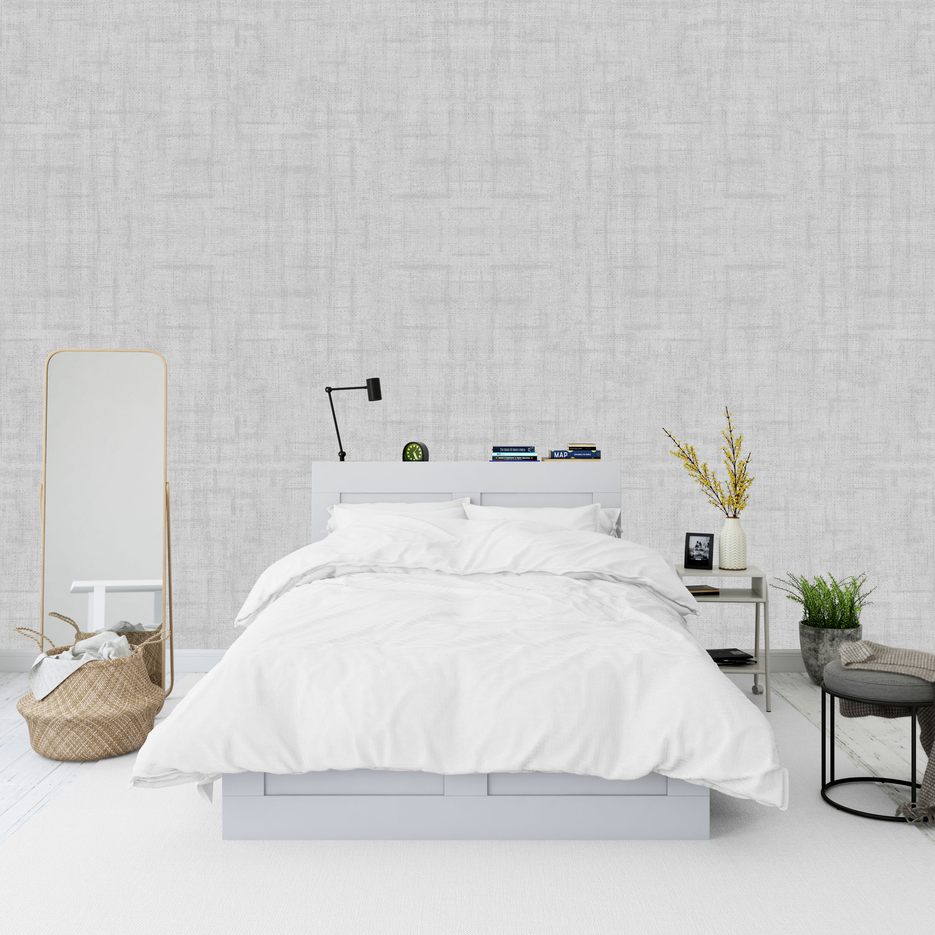 Compact Disc Grey - Subtle Elegance and Modern Style Wallpaper for Living Rooms and Bedrooms