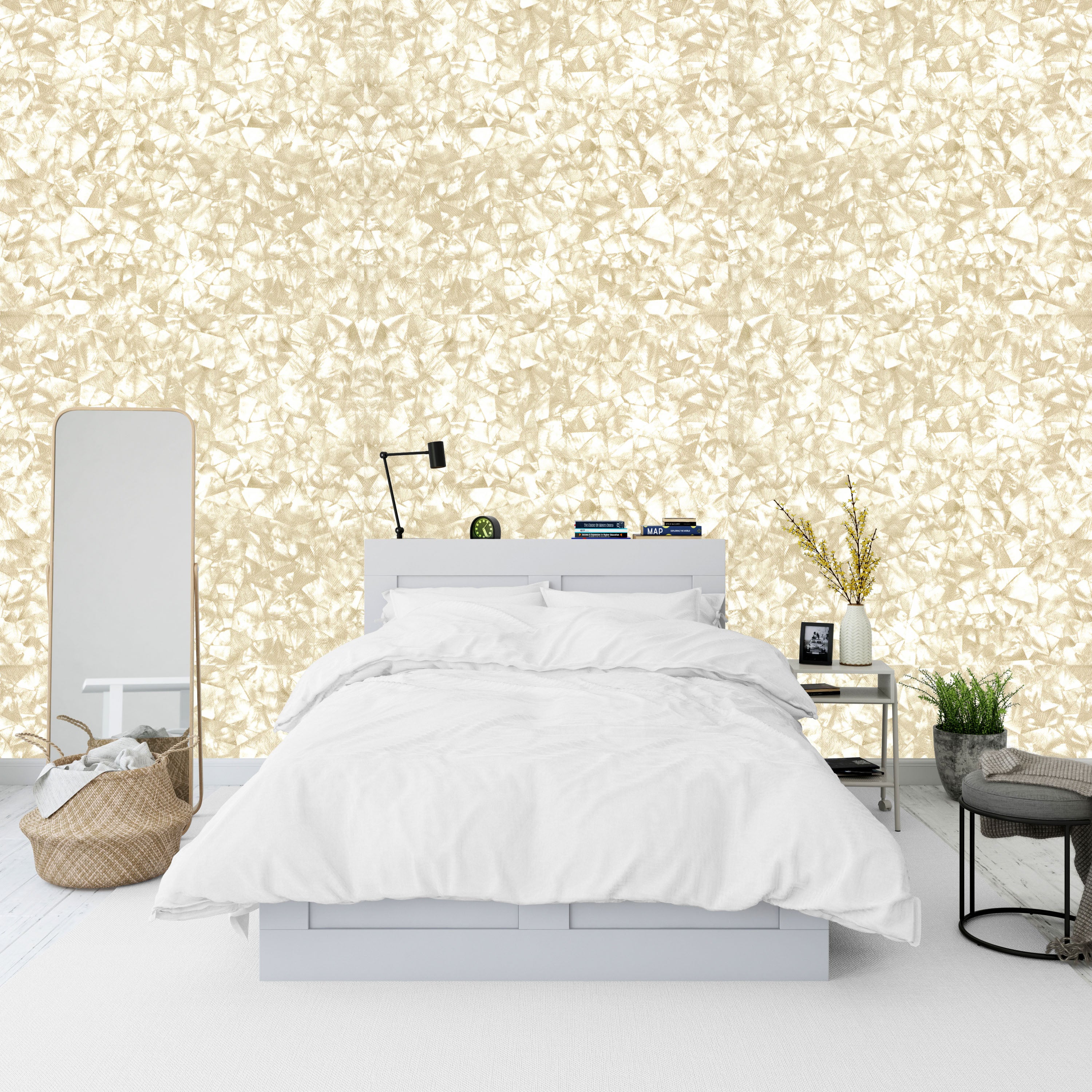 White Heat - Subtle Elegance and Modern Style Wallpaper for Living Rooms and Bedrooms