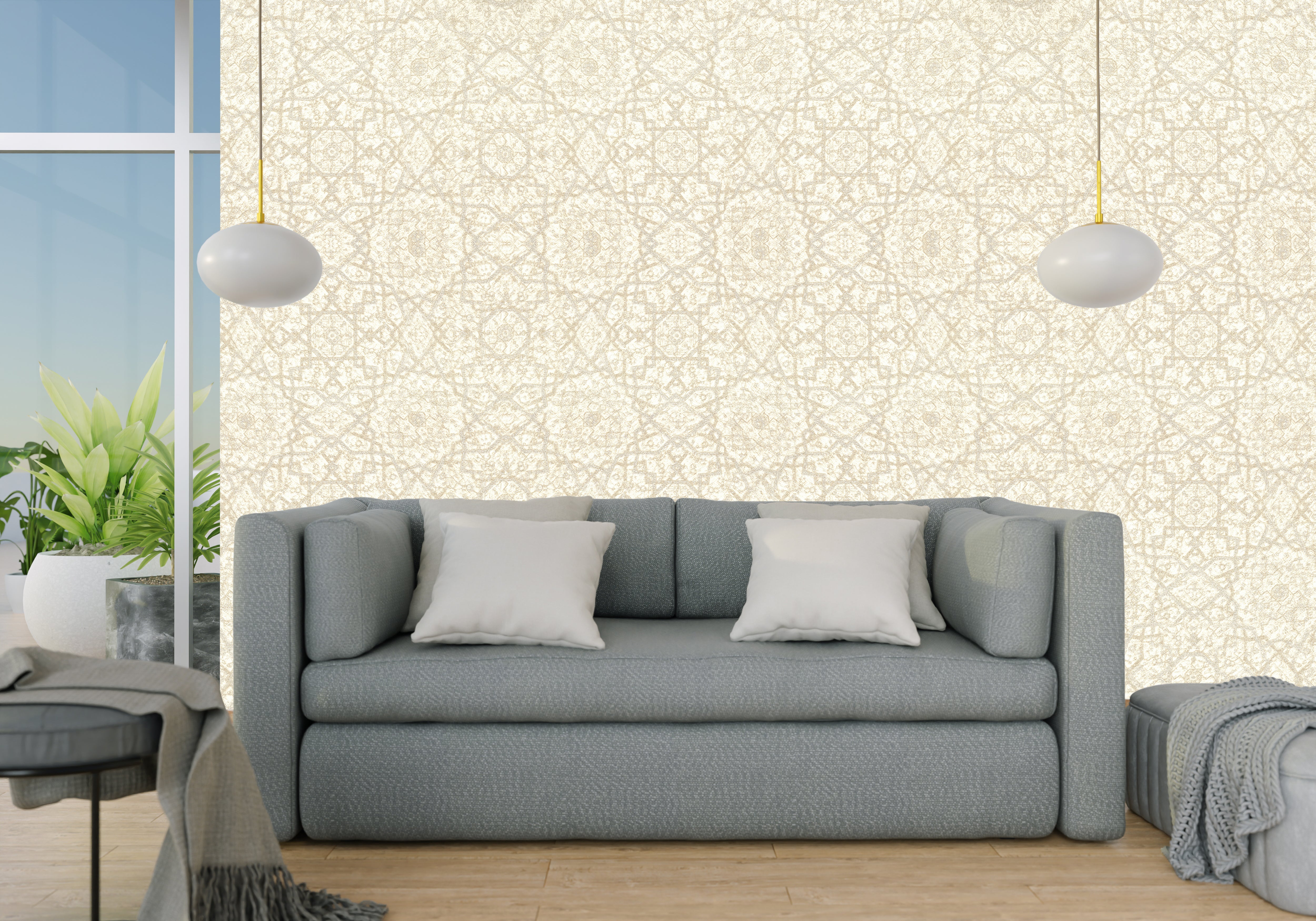 Candy Grass Design Wallpaper - For Inviting Spaces