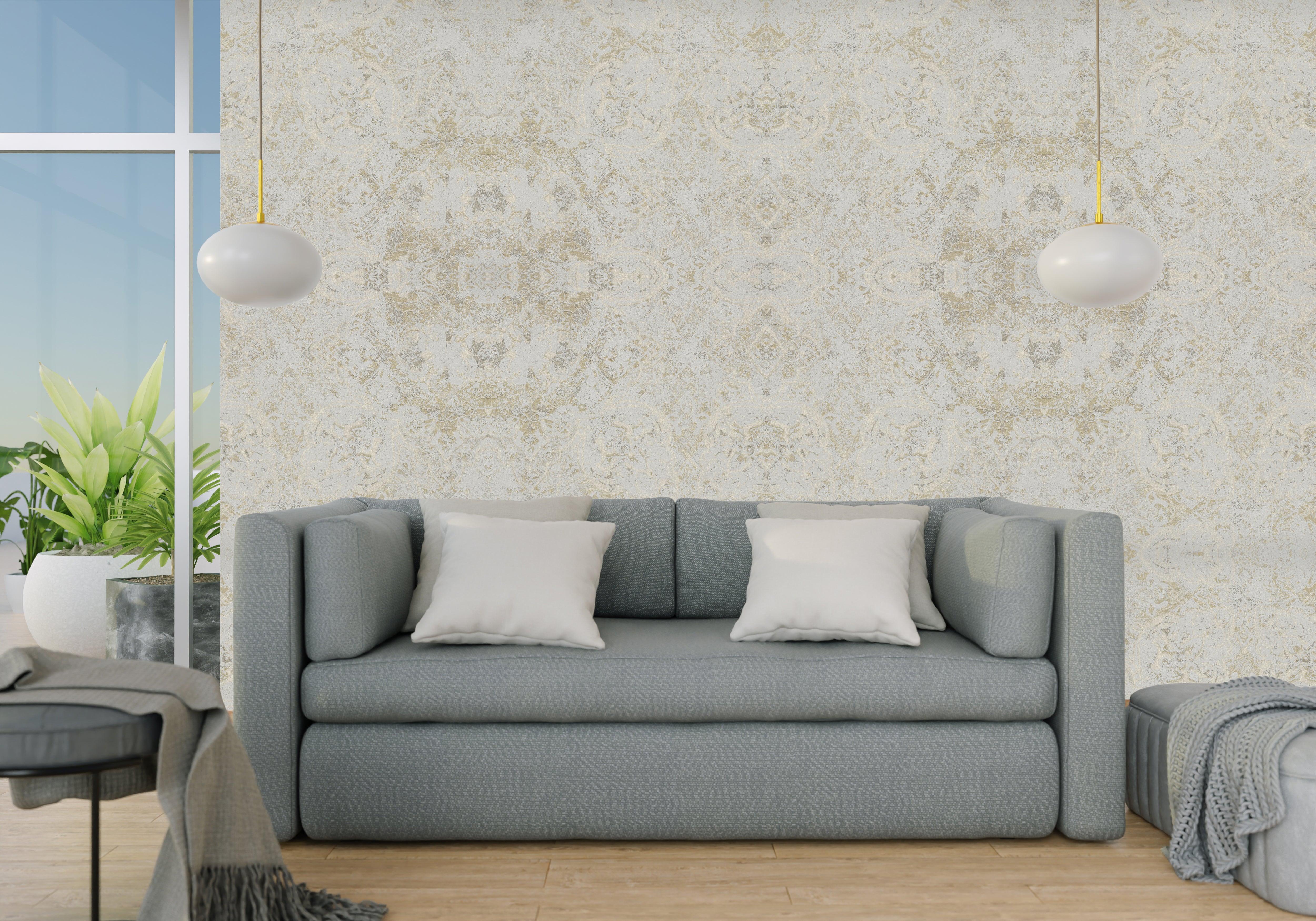 Bison Hide Design Wallpaper - For Inviting Spaces