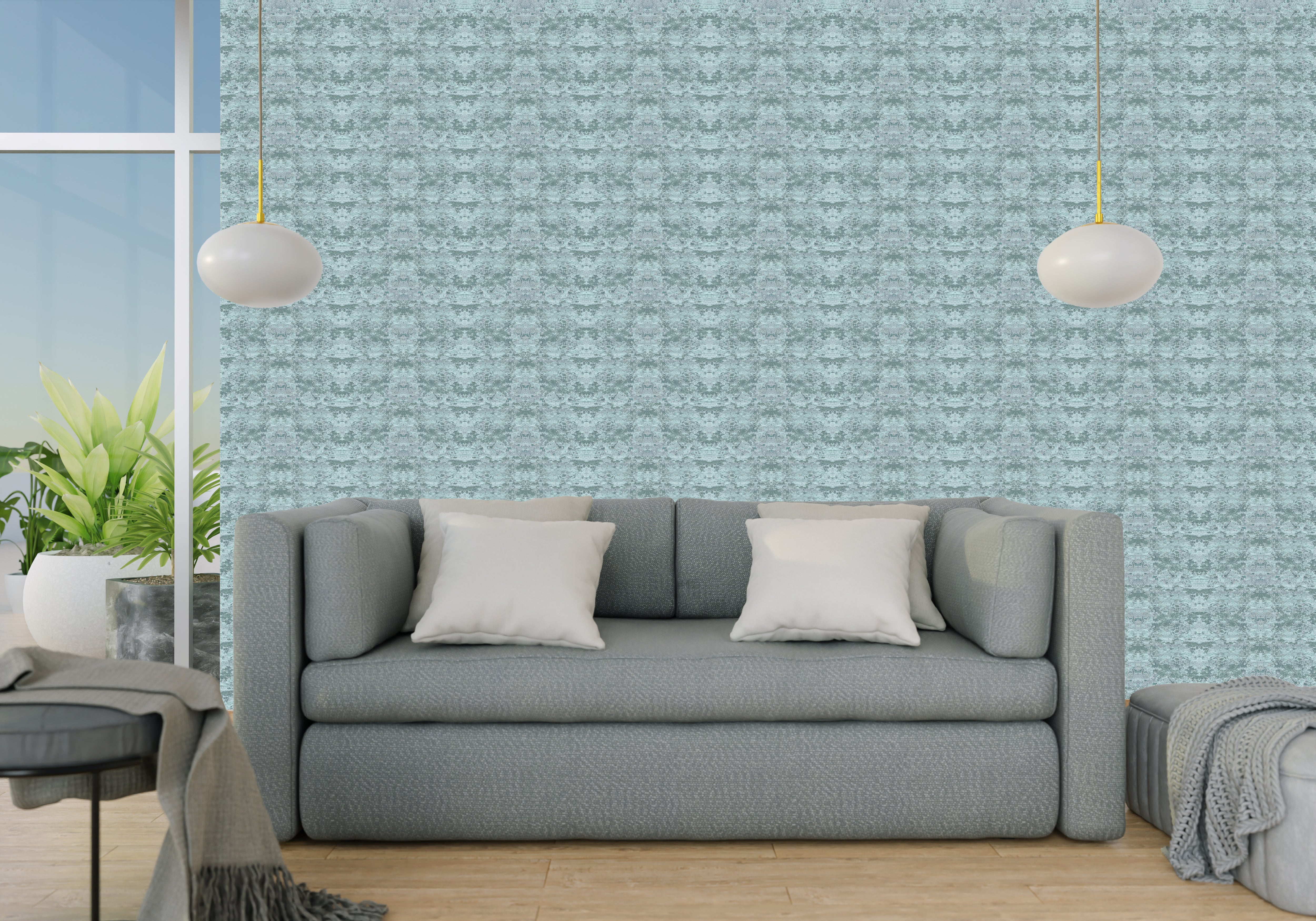 Starlight Blue Design Wallpaper - For Inviting Spaces