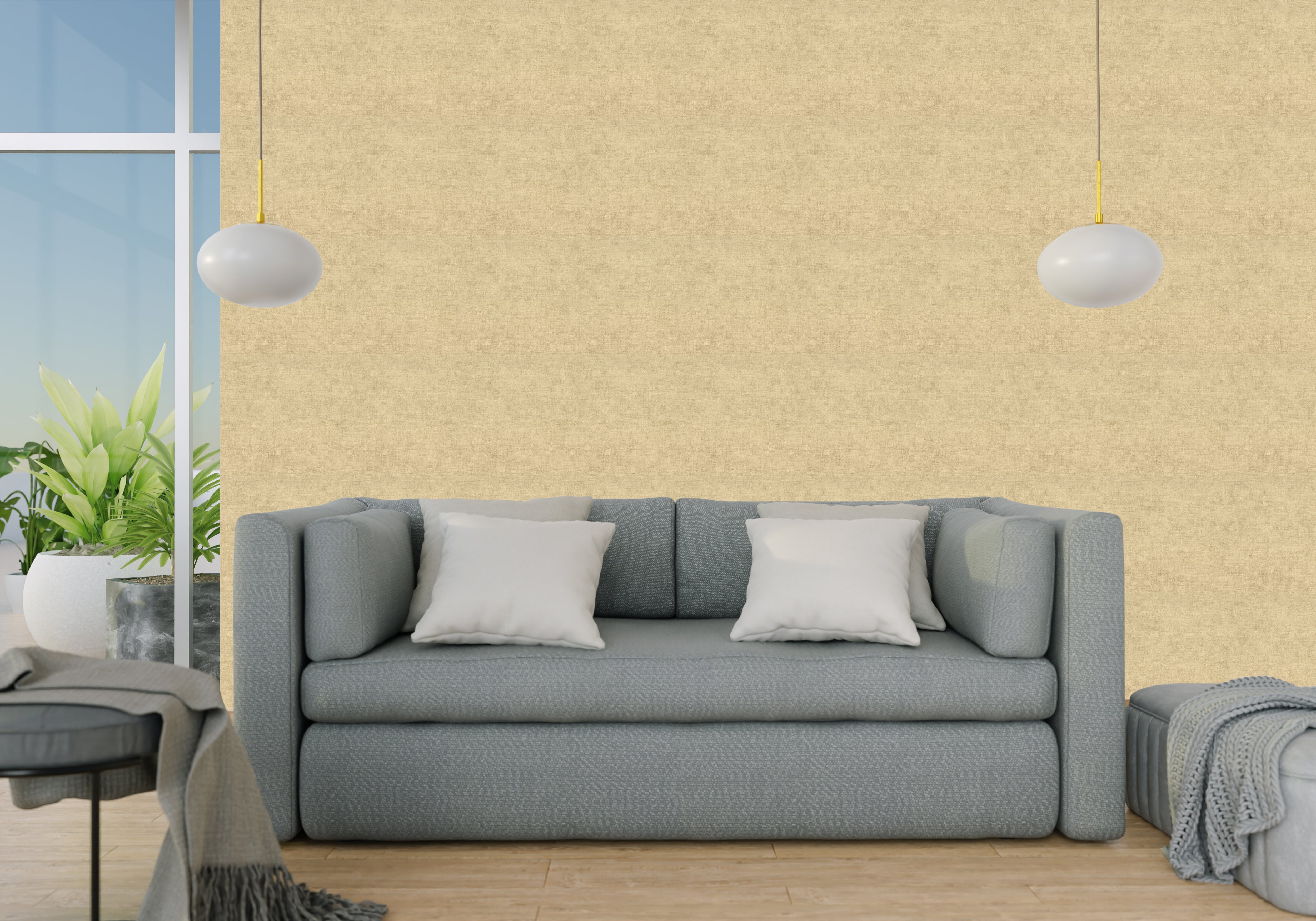 Hotot Bunny Design Wallpaper - For Inviting Spaces