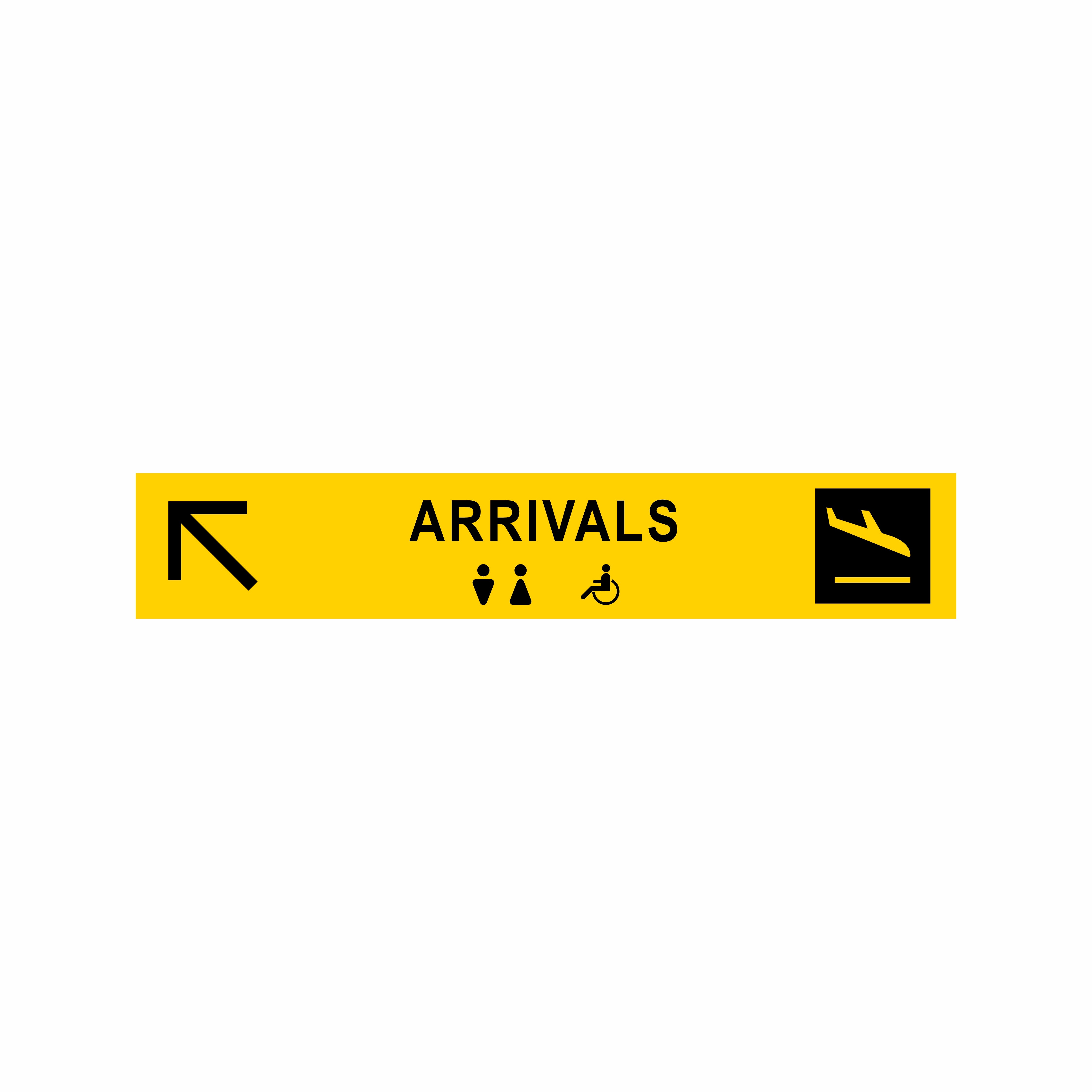 Airport Arrivals Signage Wayfinding & Restroom Arrows Wallpapers, Size 30
