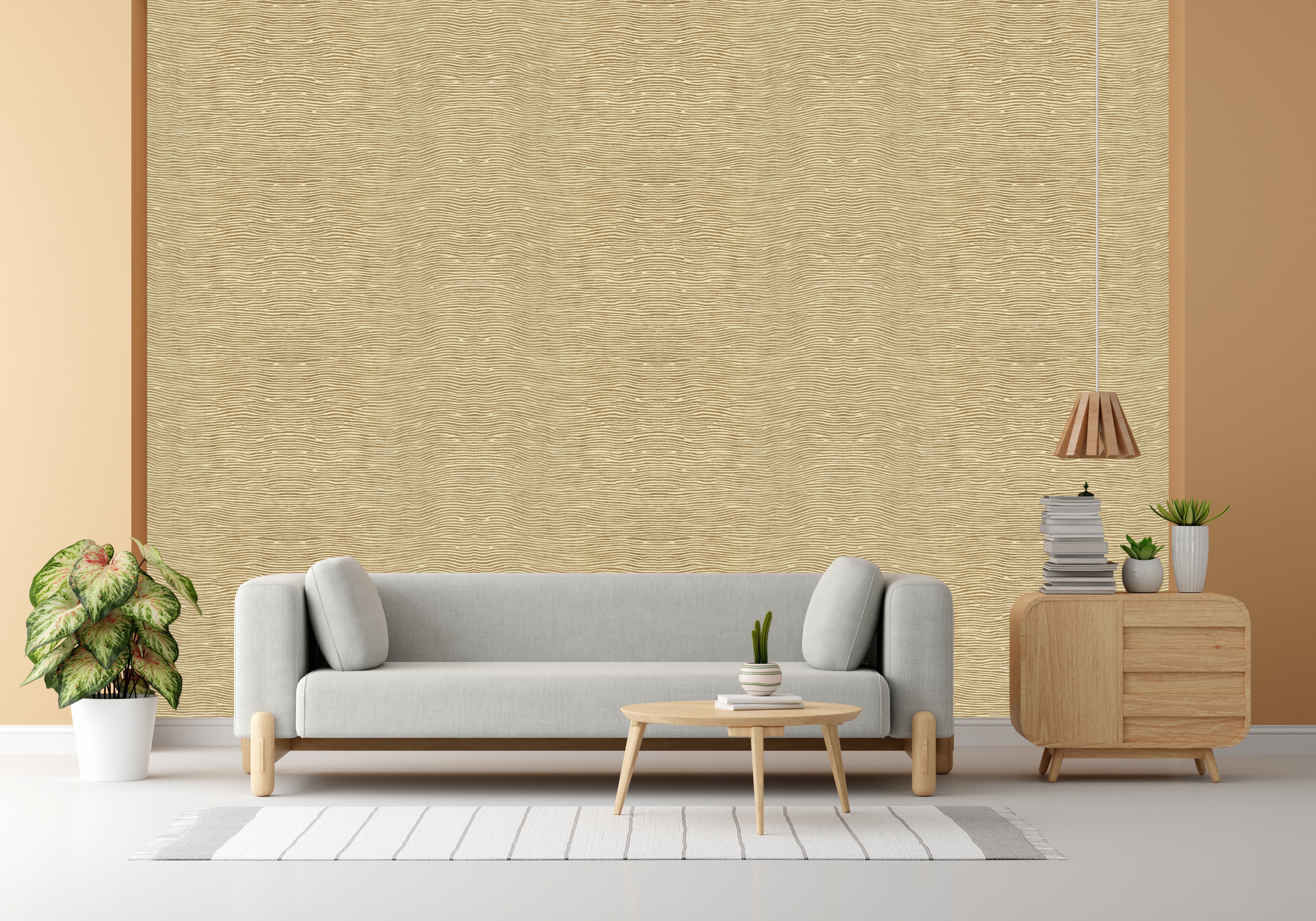 Warm and Toasty Design Subtle Elegance Modern Style Wallpaper for Living Rooms Bedrooms