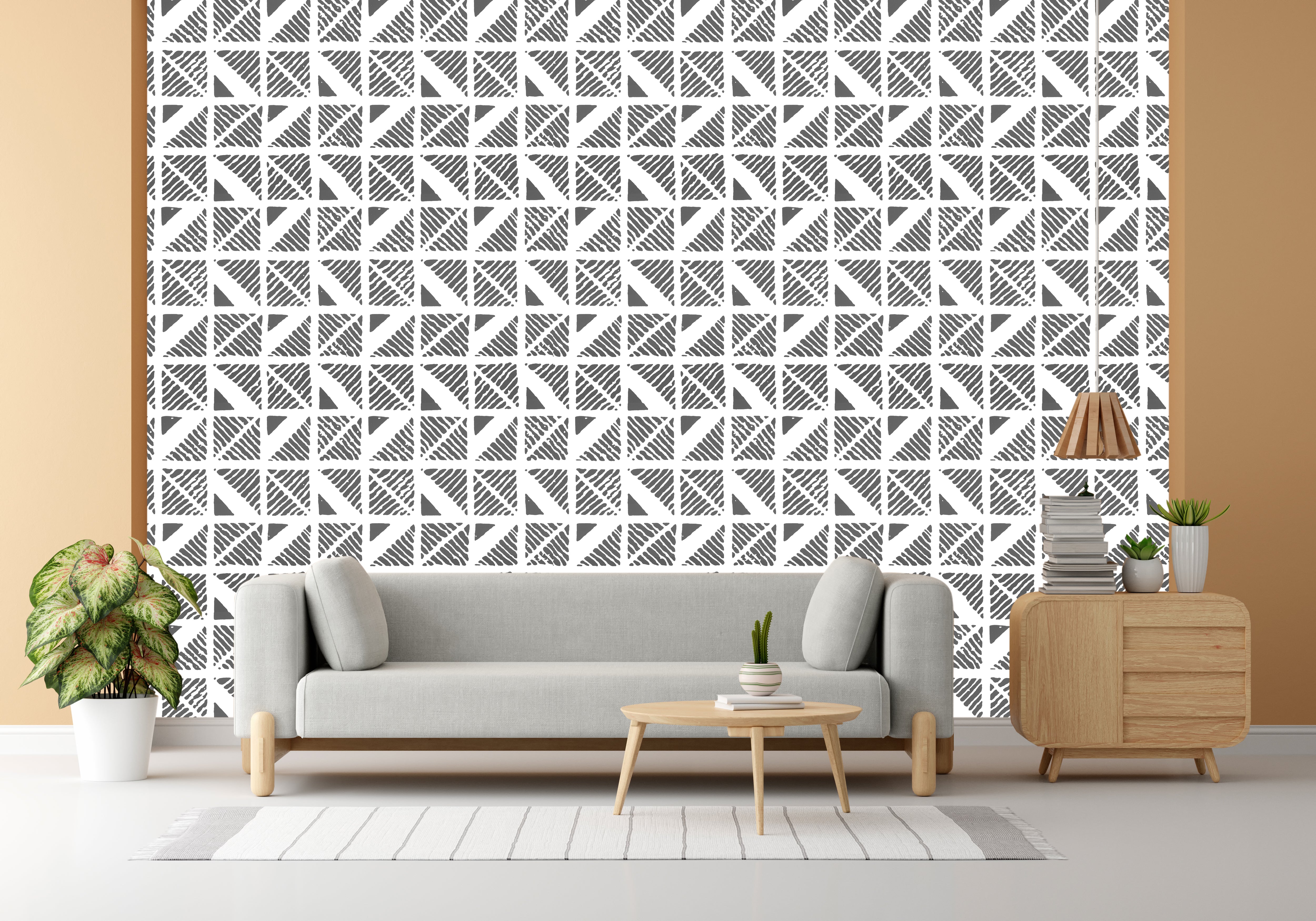 Smoke Screen Design Subtle Elegance Modern Style Wallpaper for Living Rooms Bedrooms