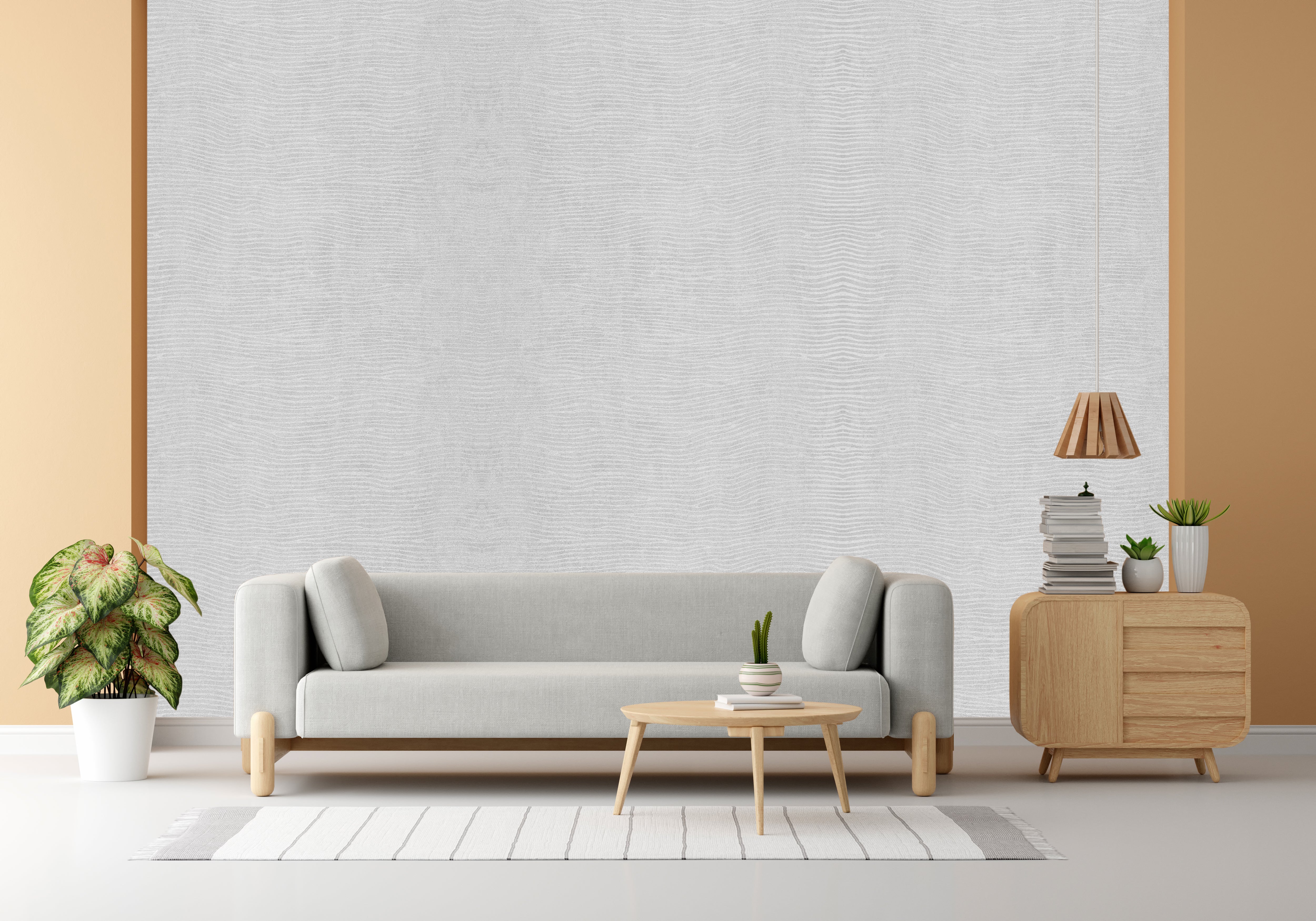 Shining Silver Design Subtle Elegance Modern Style Wallpaper for Living Rooms Bedrooms