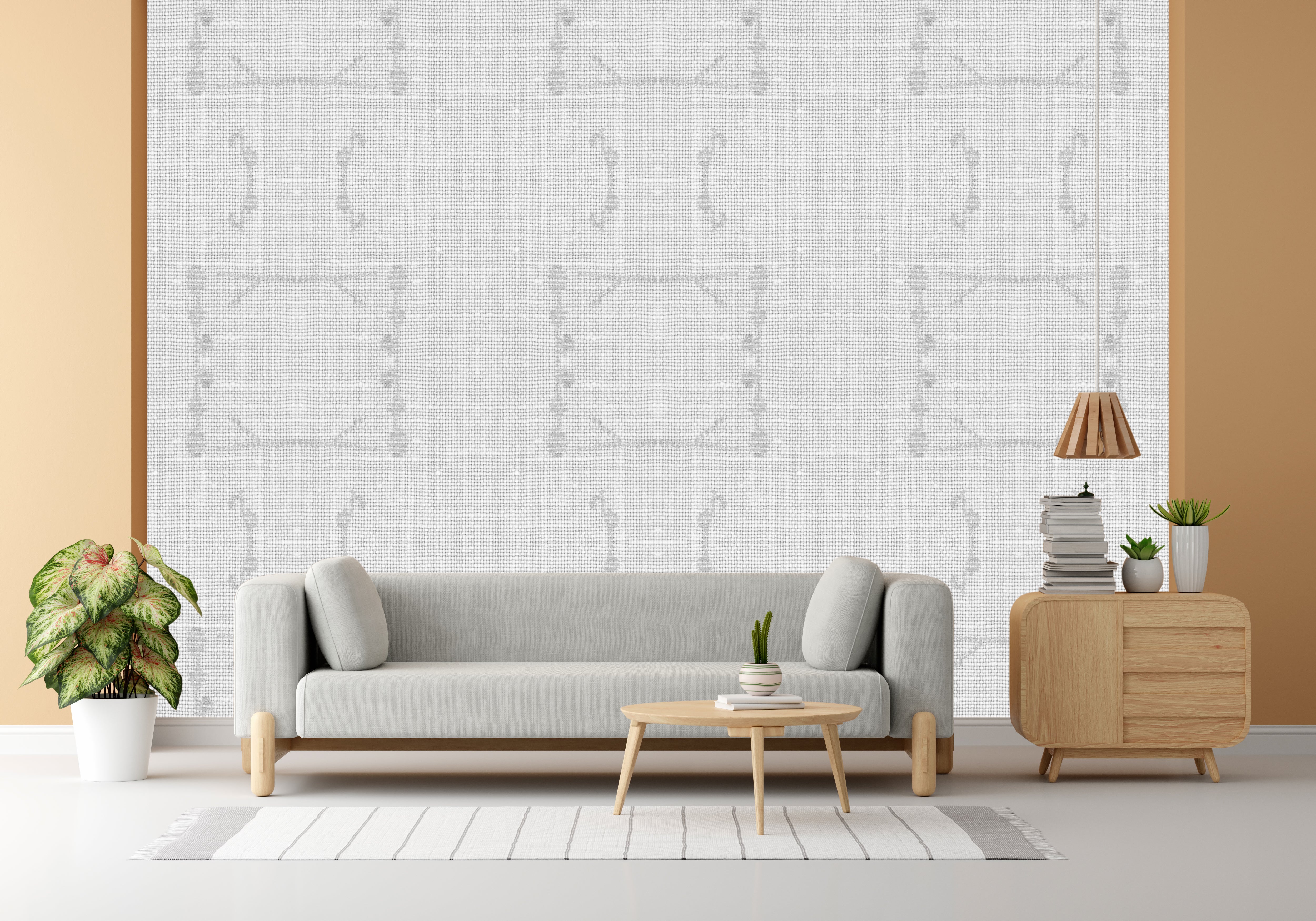 Grey Area Design Subtle Elegance Modern Style Wallpaper for Living Rooms Bedrooms