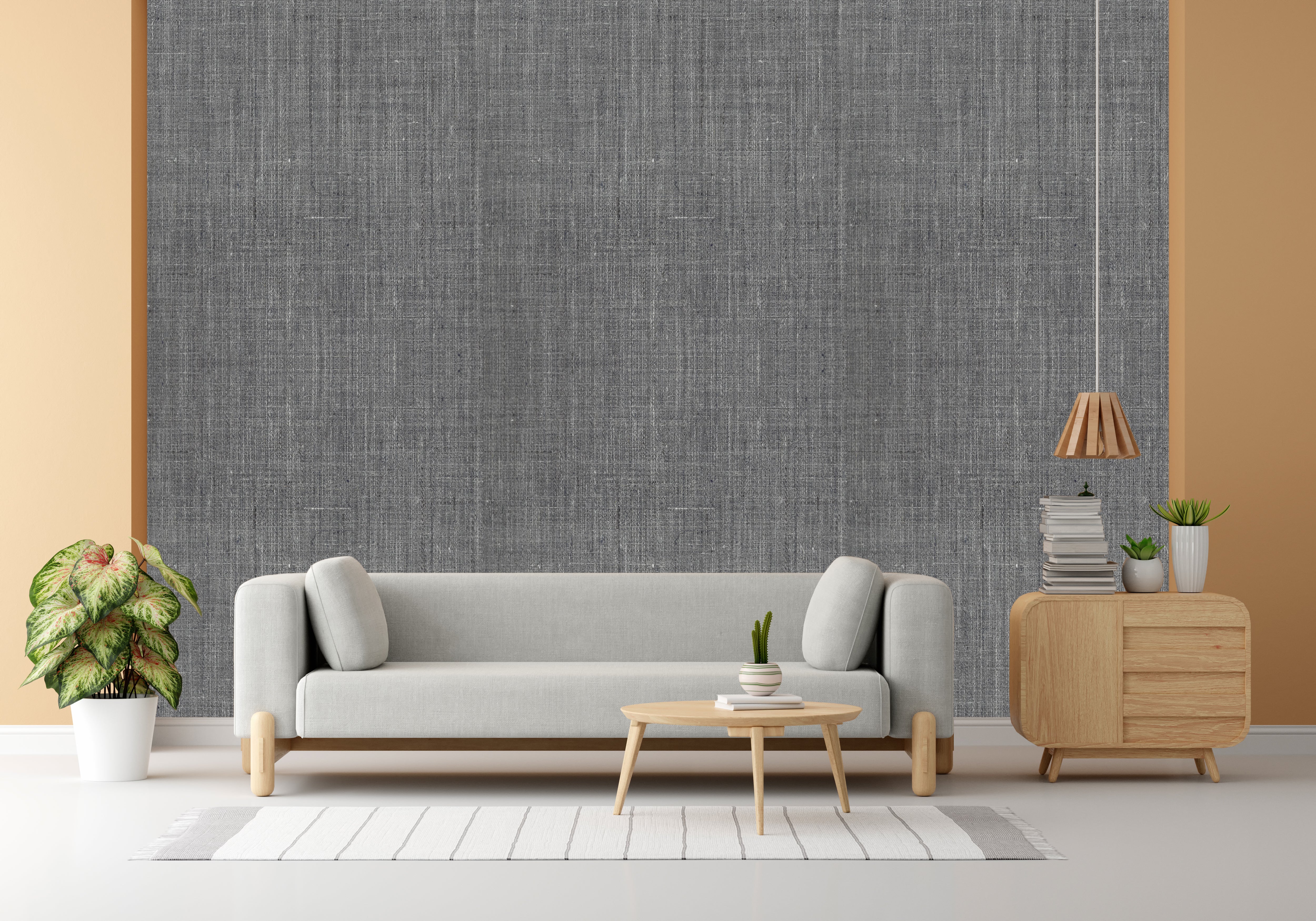 Namara Grey Design Subtle Elegance Modern Style Wallpaper for Living Rooms Bedrooms