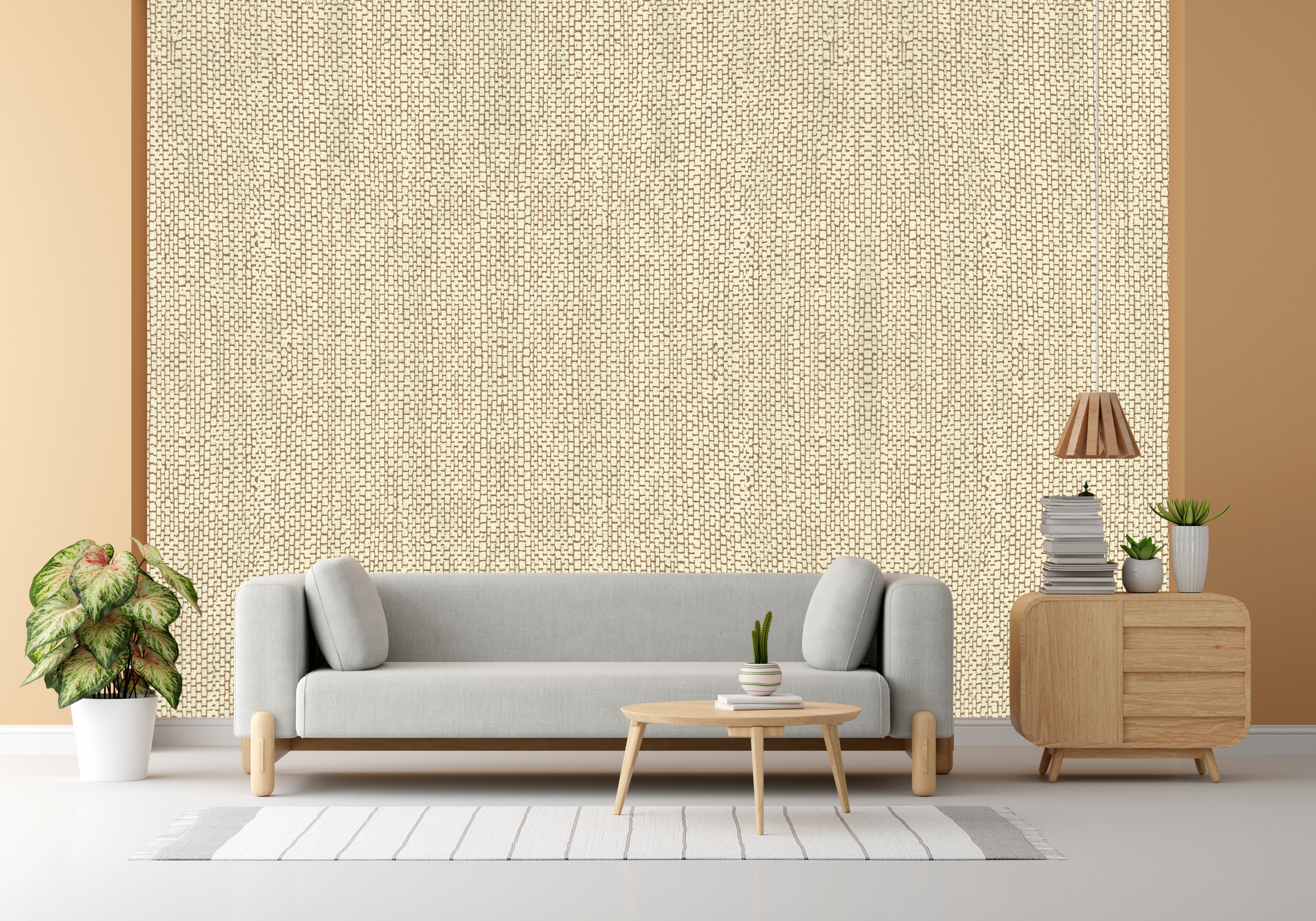 Candle Wax Design Subtle Elegance Modern Style Wallpaper for Living Rooms Bedrooms