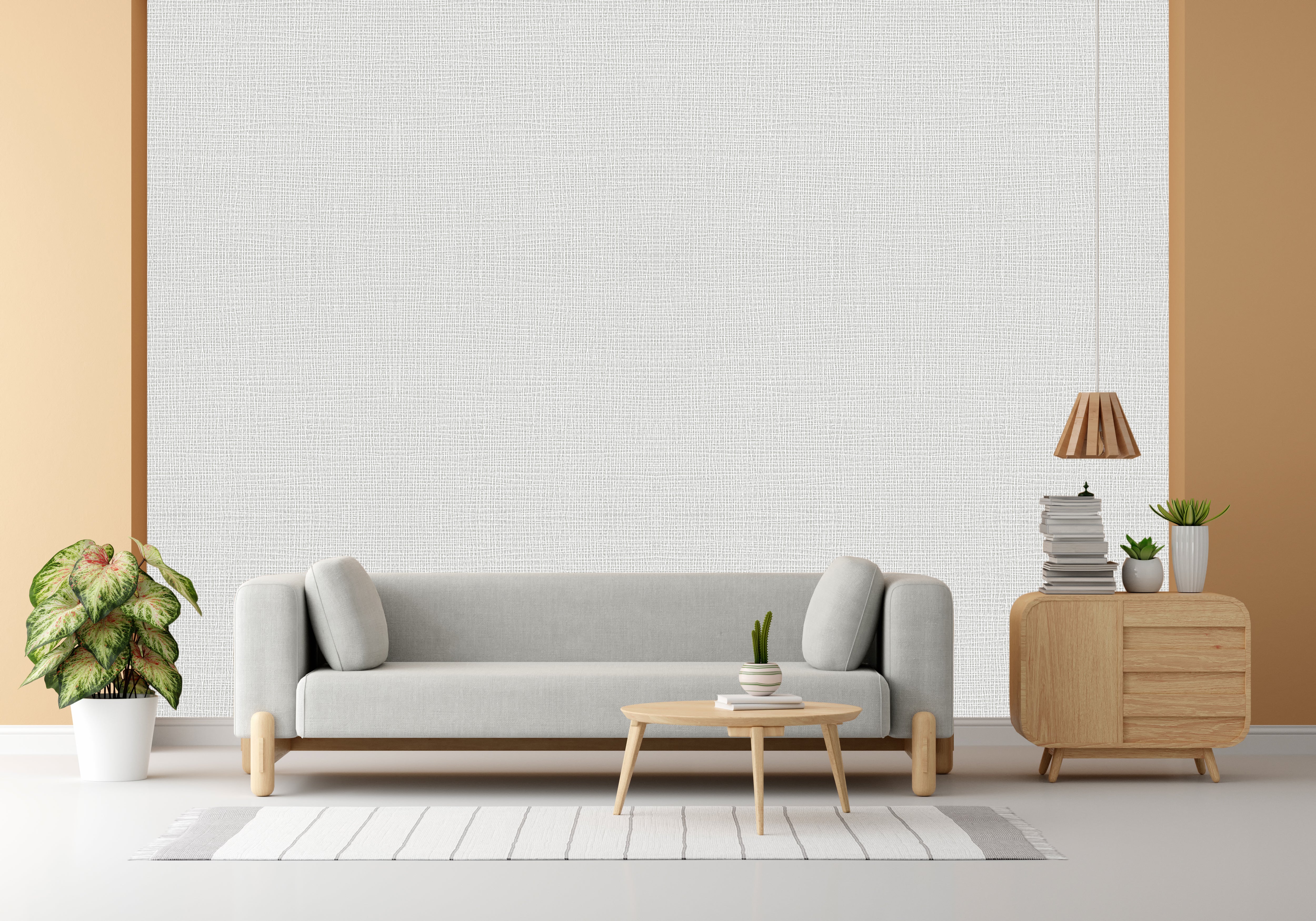 Blanc De Blanc Design Subtle Elegance Modern Style Wallpaper for Living Rooms Bedrooms