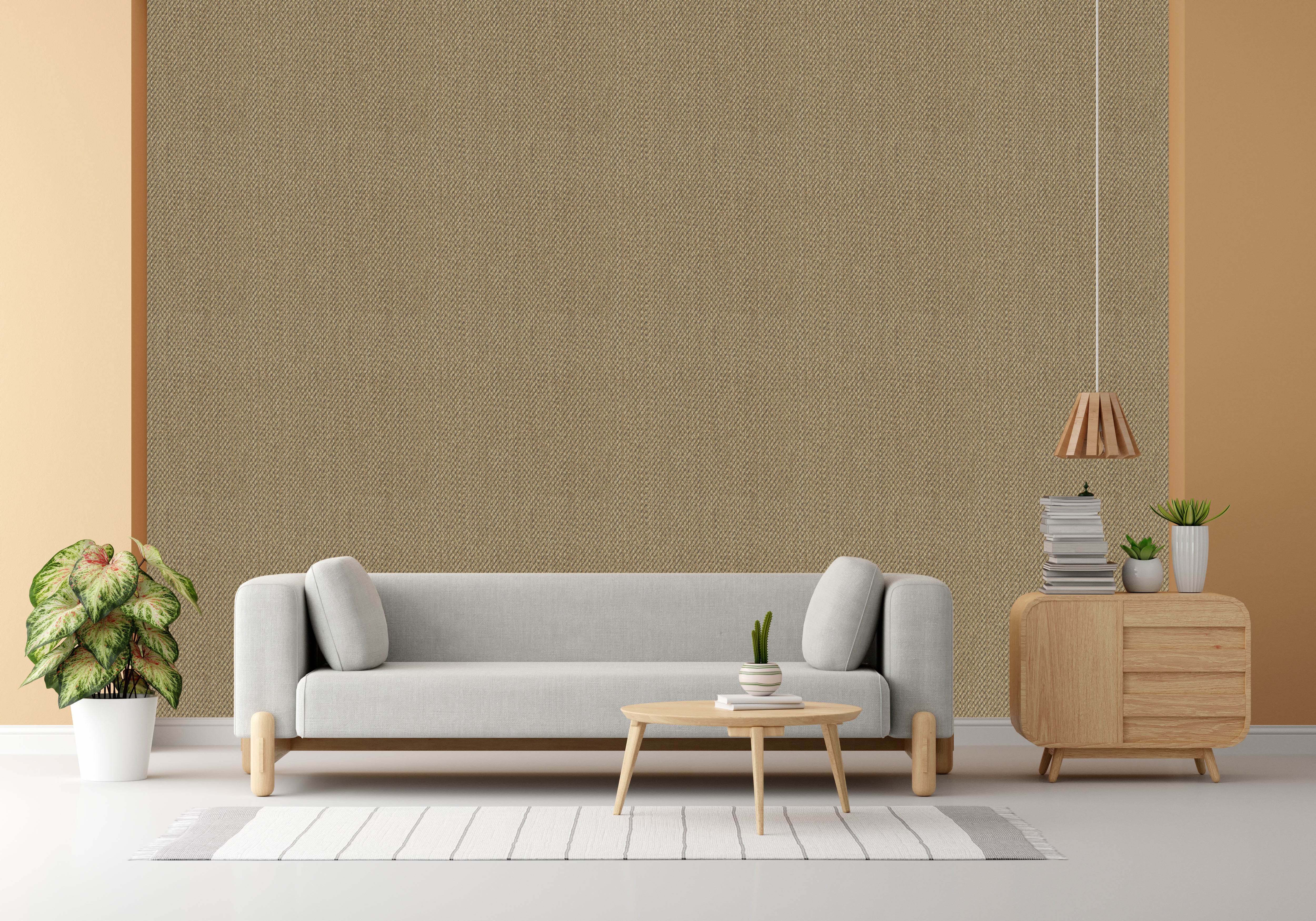 Nurude Brown Design Subtle Elegance Modern Style Wallpaper for Living Rooms Bedrooms