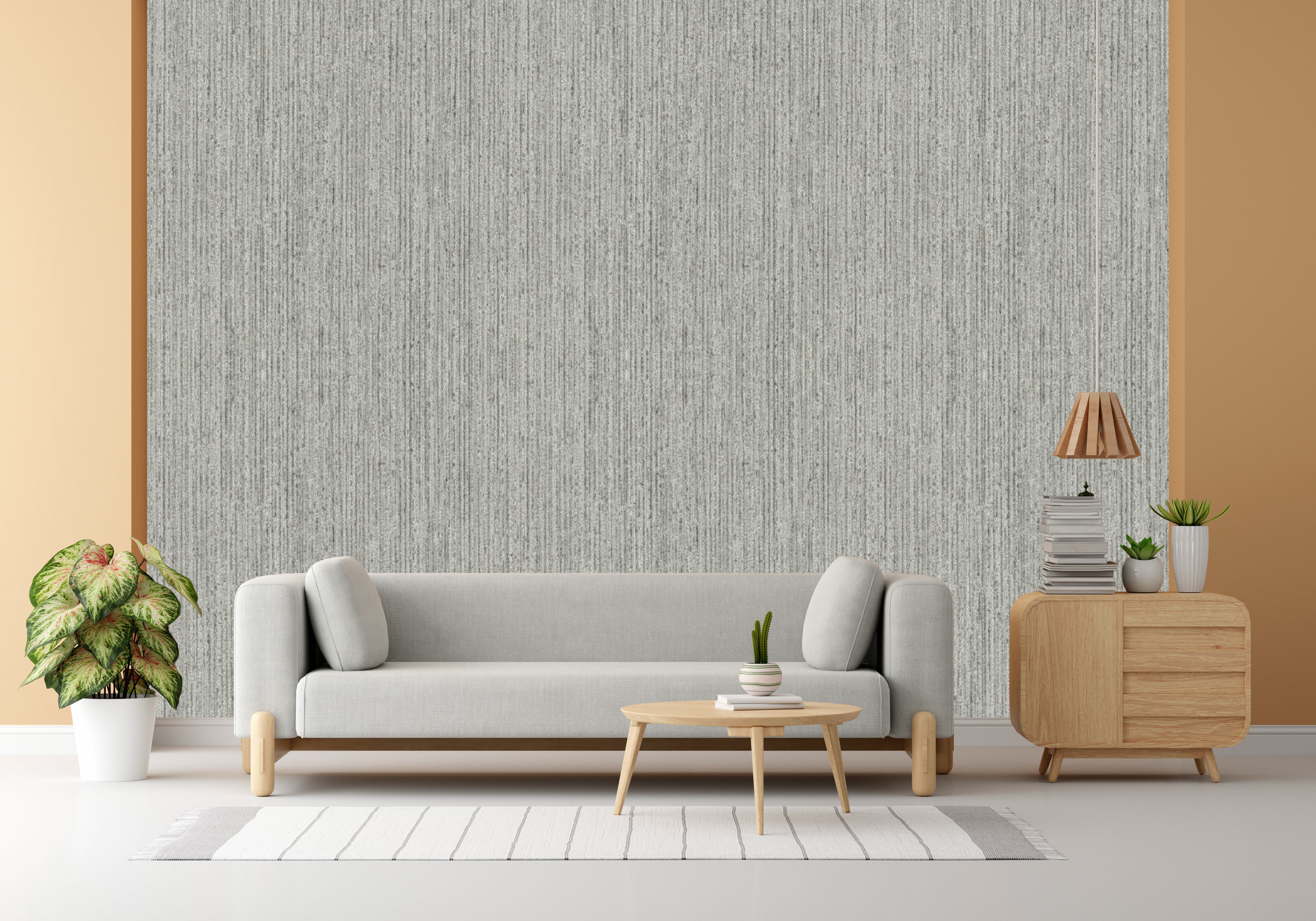 Soft Beige Design Subtle Elegance Modern Style Wallpaper for Living Rooms Bedrooms