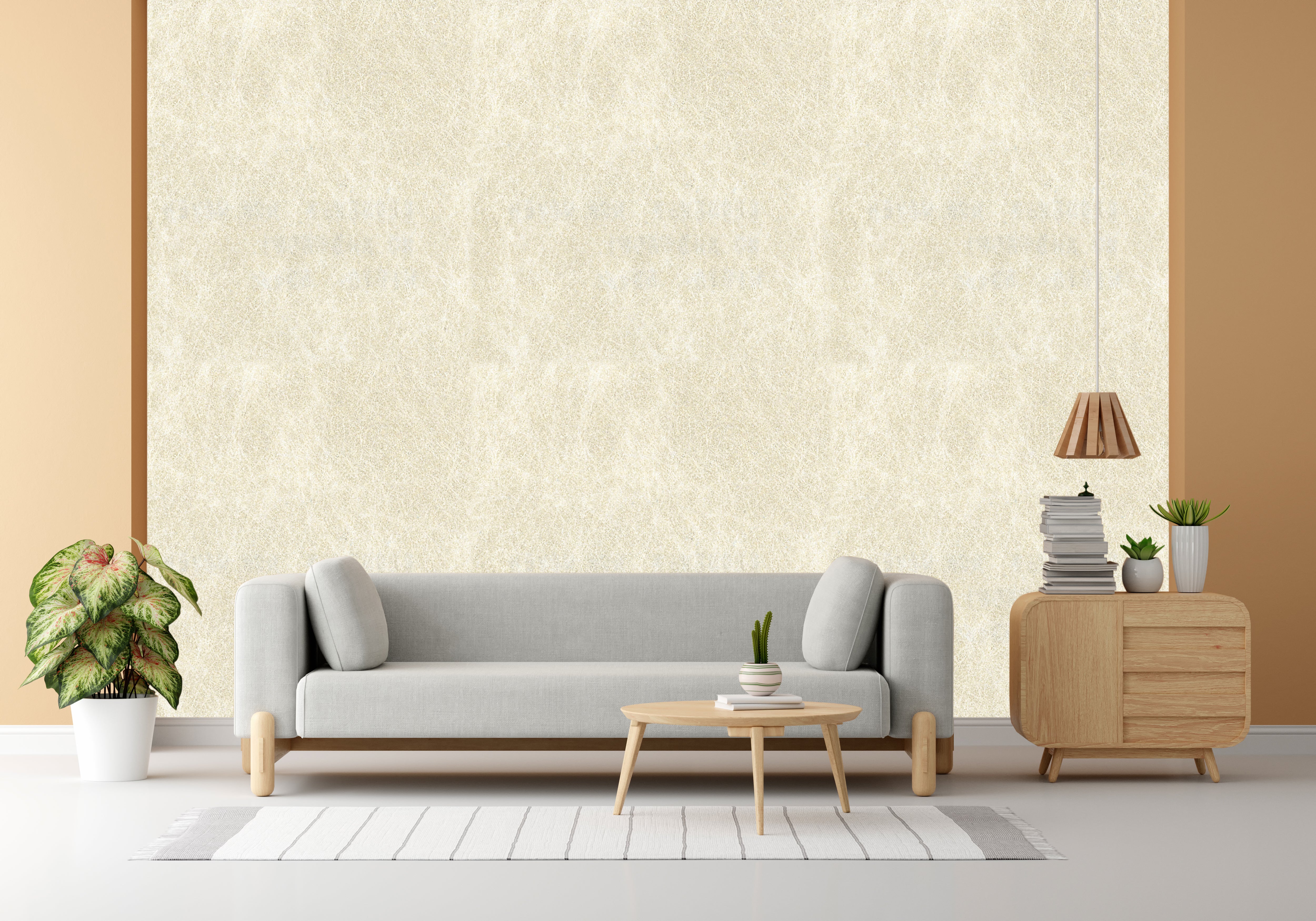 Reduced Yellow Design Subtle Elegance Modern Style Wallpaper for Living Rooms Bedrooms
