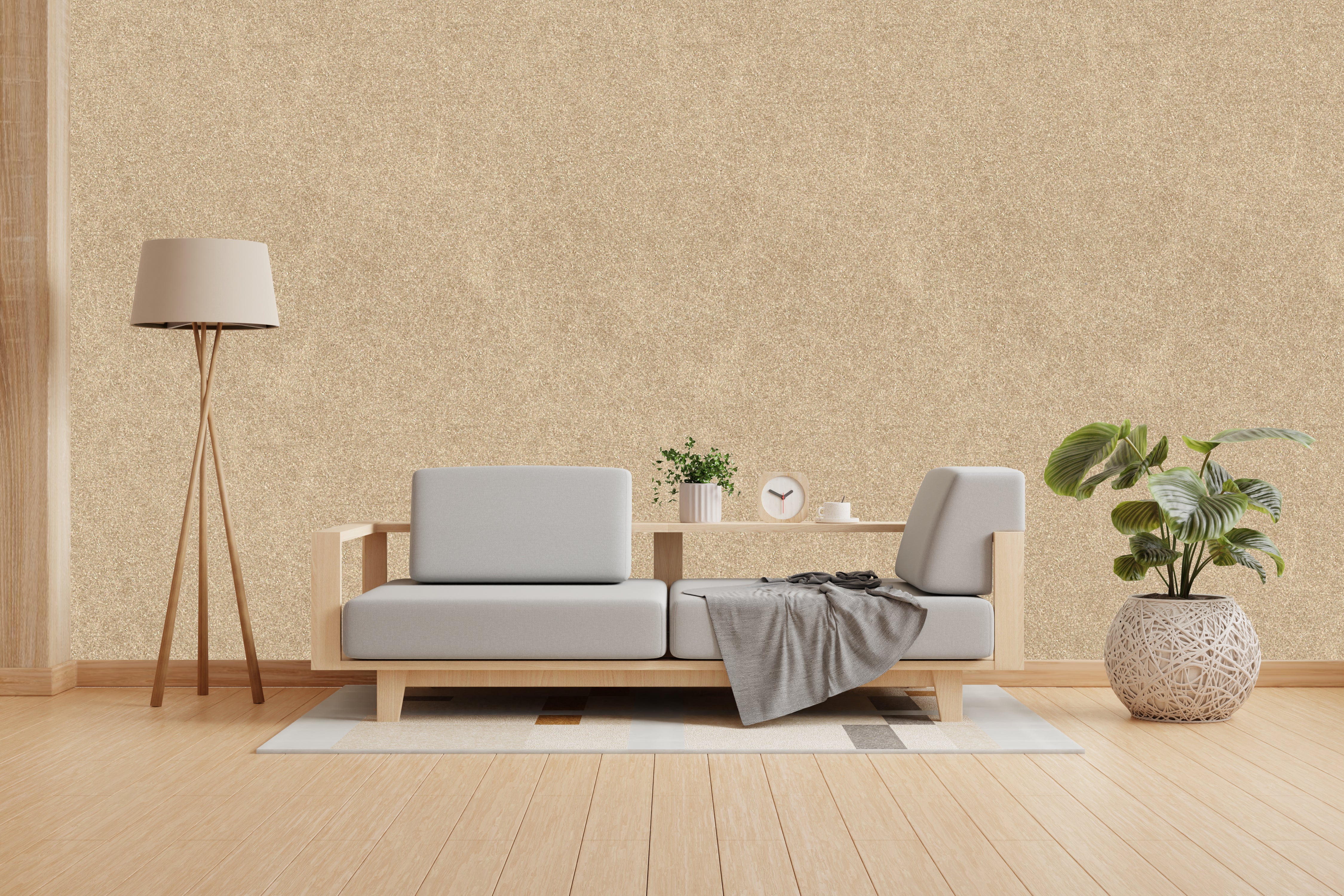 High Noon Design Subtle Elegance Modern Style Wallpaper for Living Rooms Bedrooms