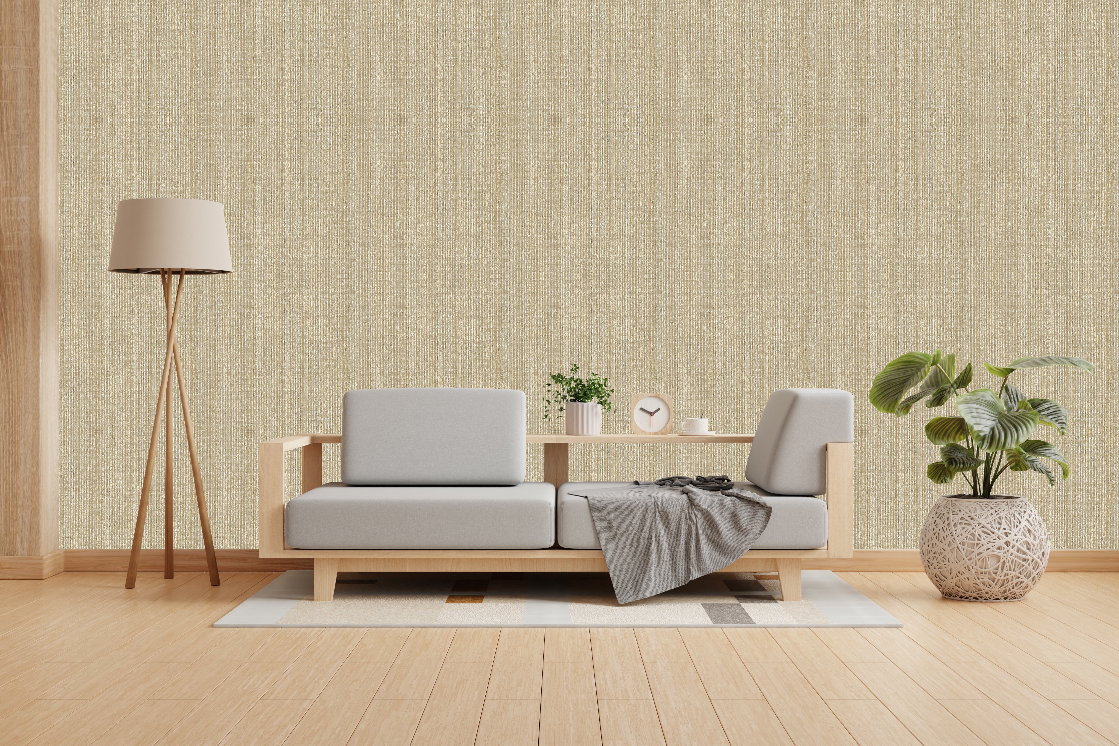 Oyster White Design Subtle Elegance Modern Style Wallpaper for Living Rooms Bedrooms