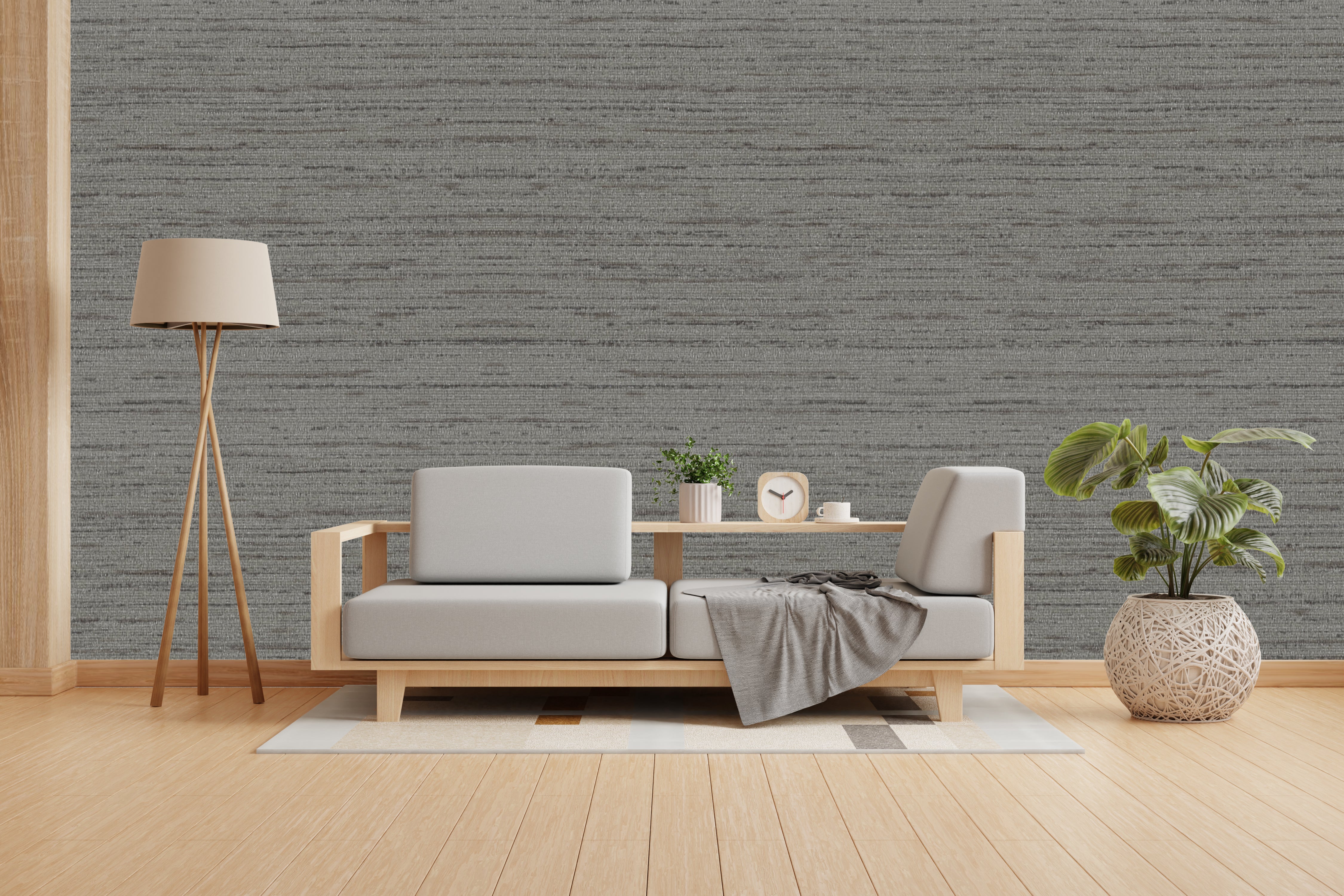 Friar Grey Design Subtle Elegance Modern Style Wallpaper for Living Rooms Bedrooms