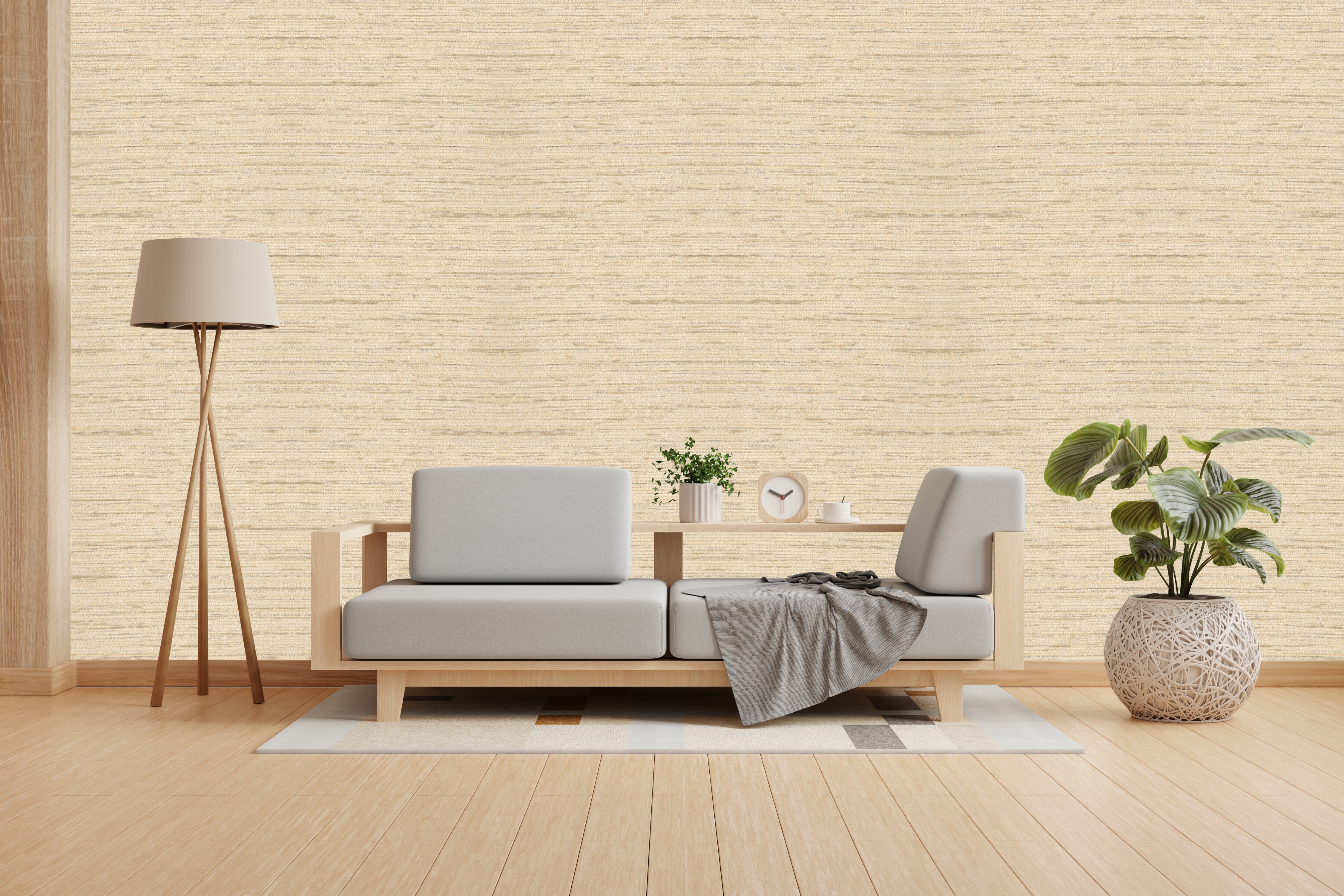Cria Wool Design Subtle Elegance Modern Style Wallpaper for Living Rooms Bedrooms