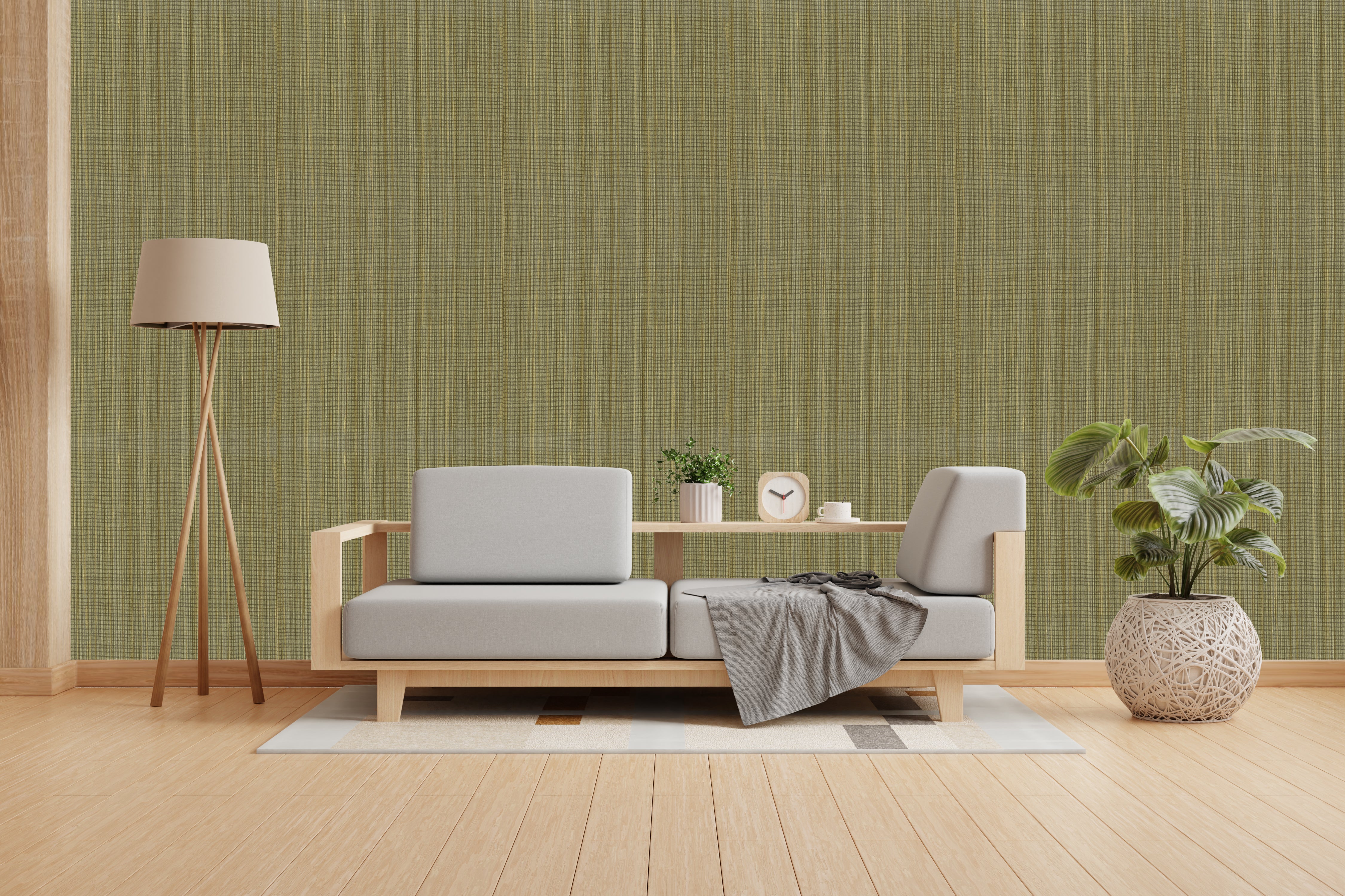Wild Ginseng Design Subtle Elegance Modern Style Wallpaper for Living Rooms Bedrooms