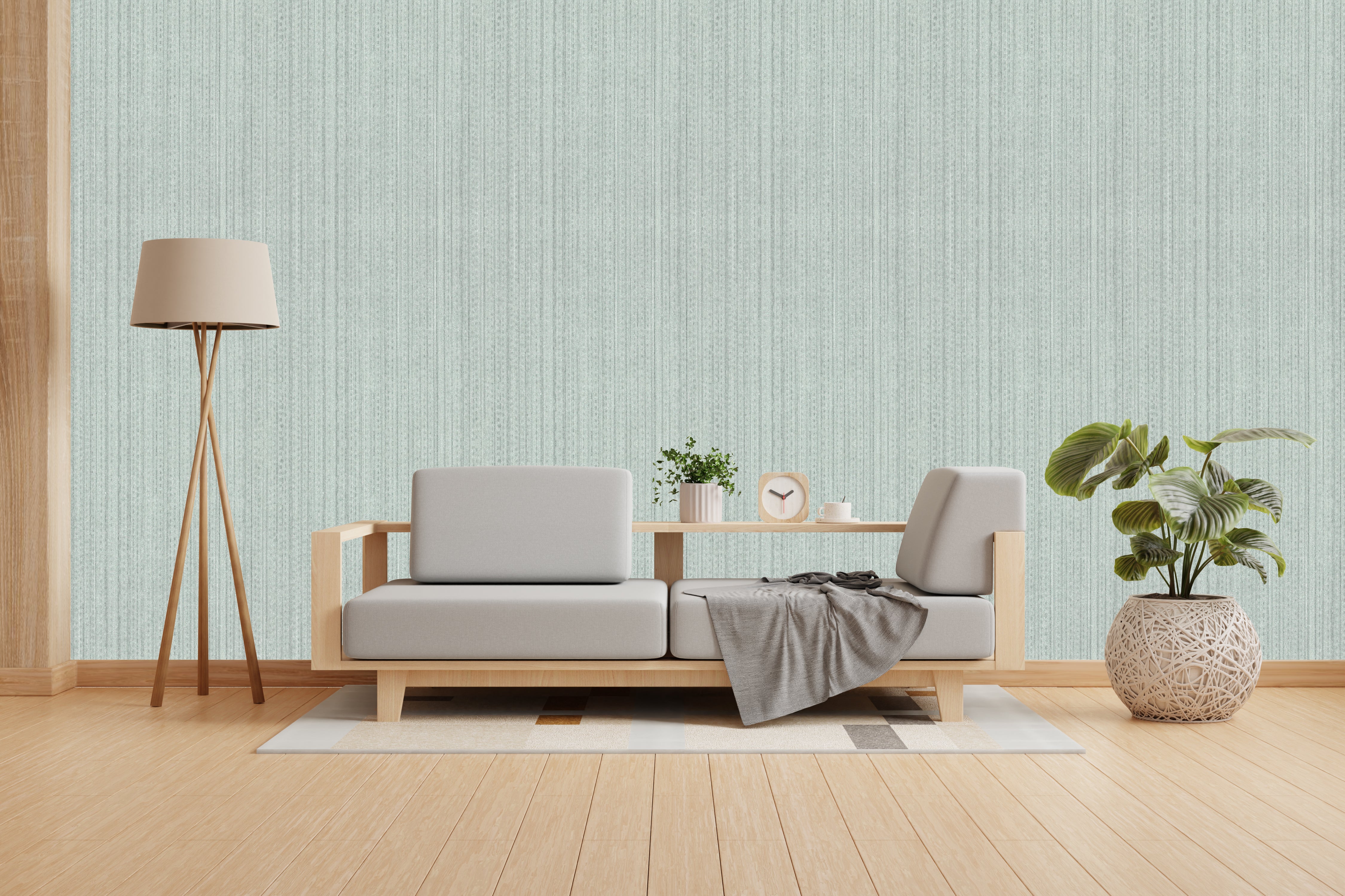 Powder Ash Design Subtle Elegance Modern Style Wallpaper for Living Rooms Bedrooms