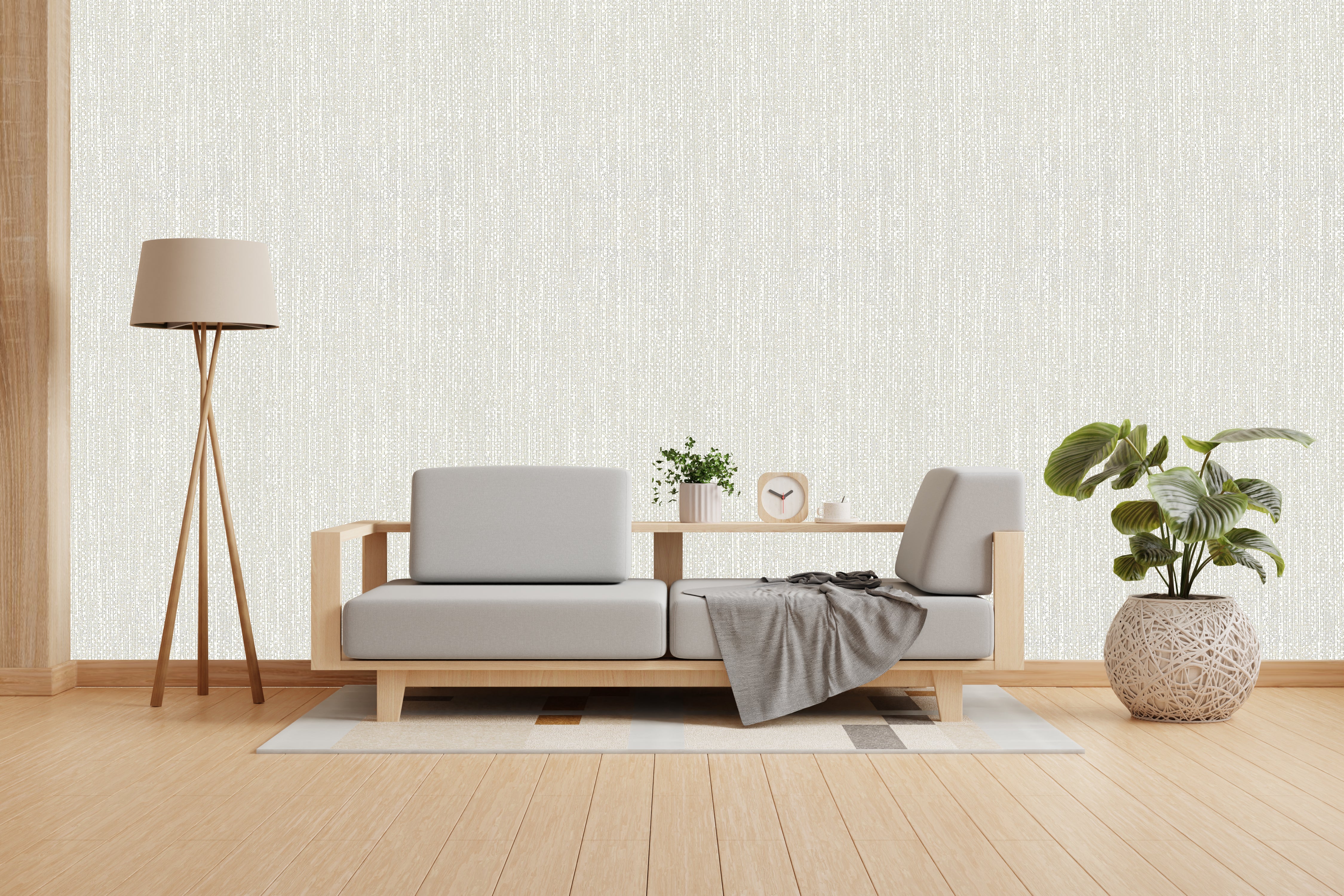 Prairie Winds Design Subtle Elegance Modern Style Wallpaper for Living Rooms Bedrooms