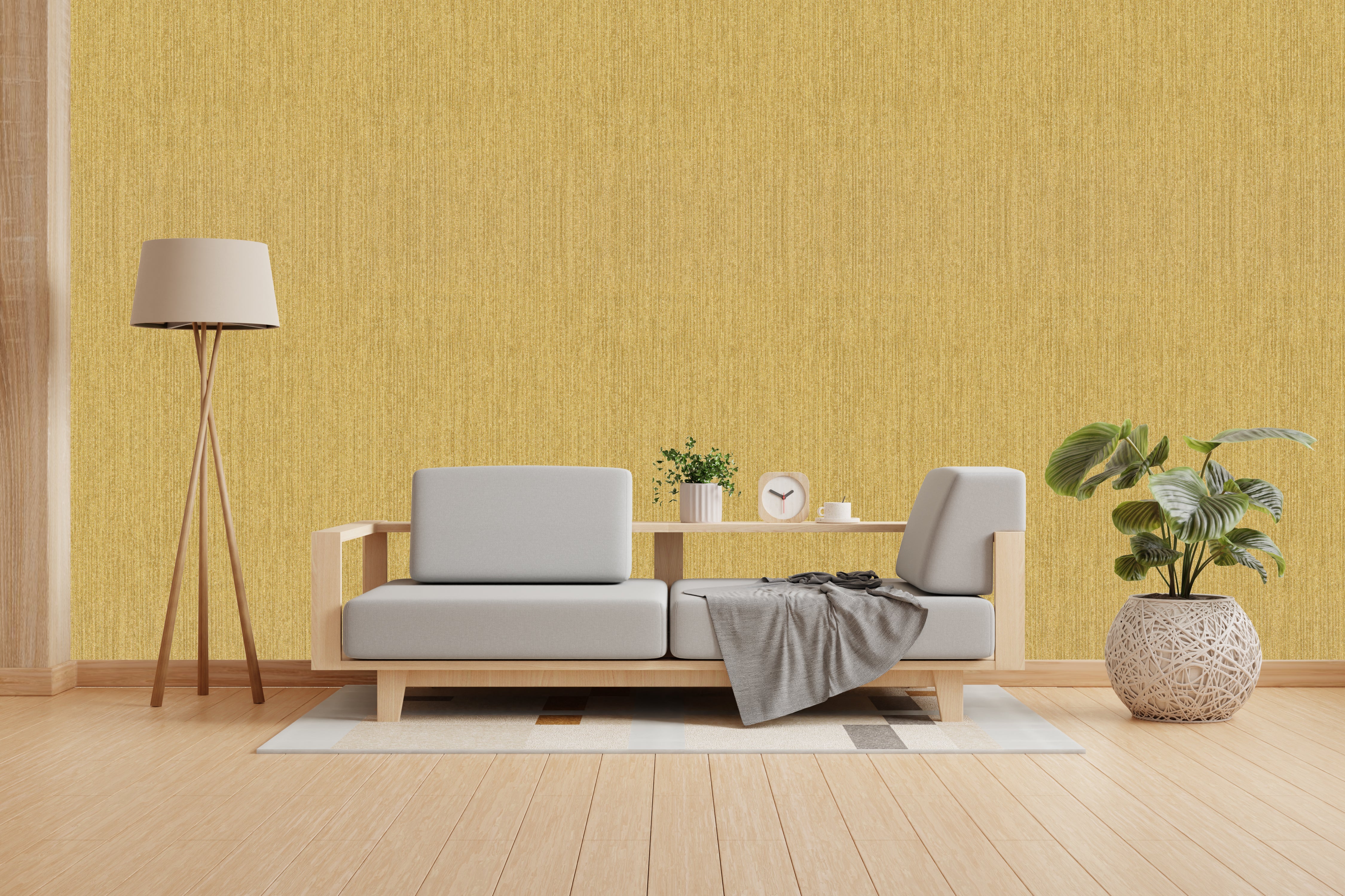 Canadian Maple Design Subtle Elegance Modern Style Wallpaper for Living Rooms Bedrooms