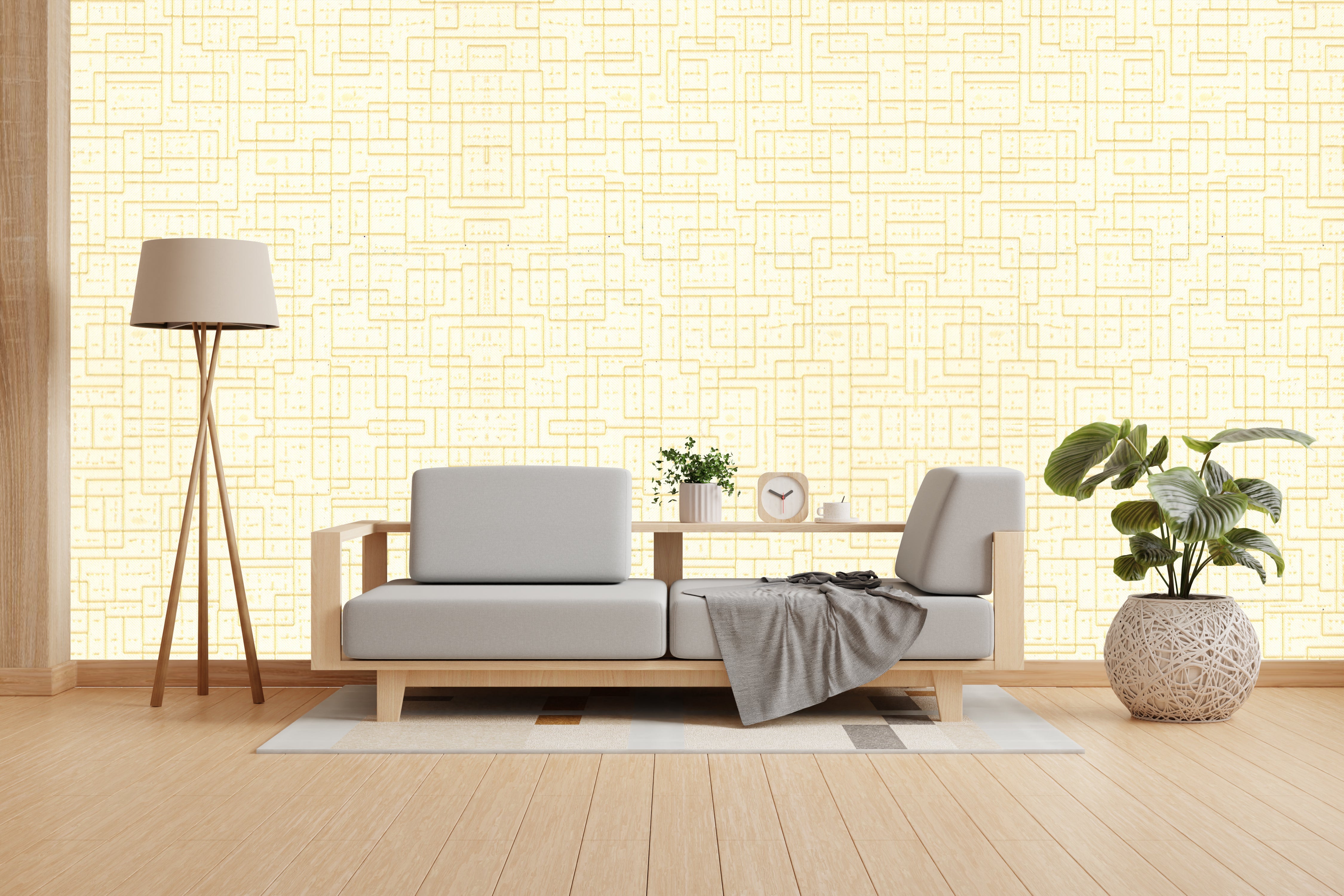 Cotton Cloth Design Subtle Elegance Modern Style Wallpaper for Living Rooms Bedrooms