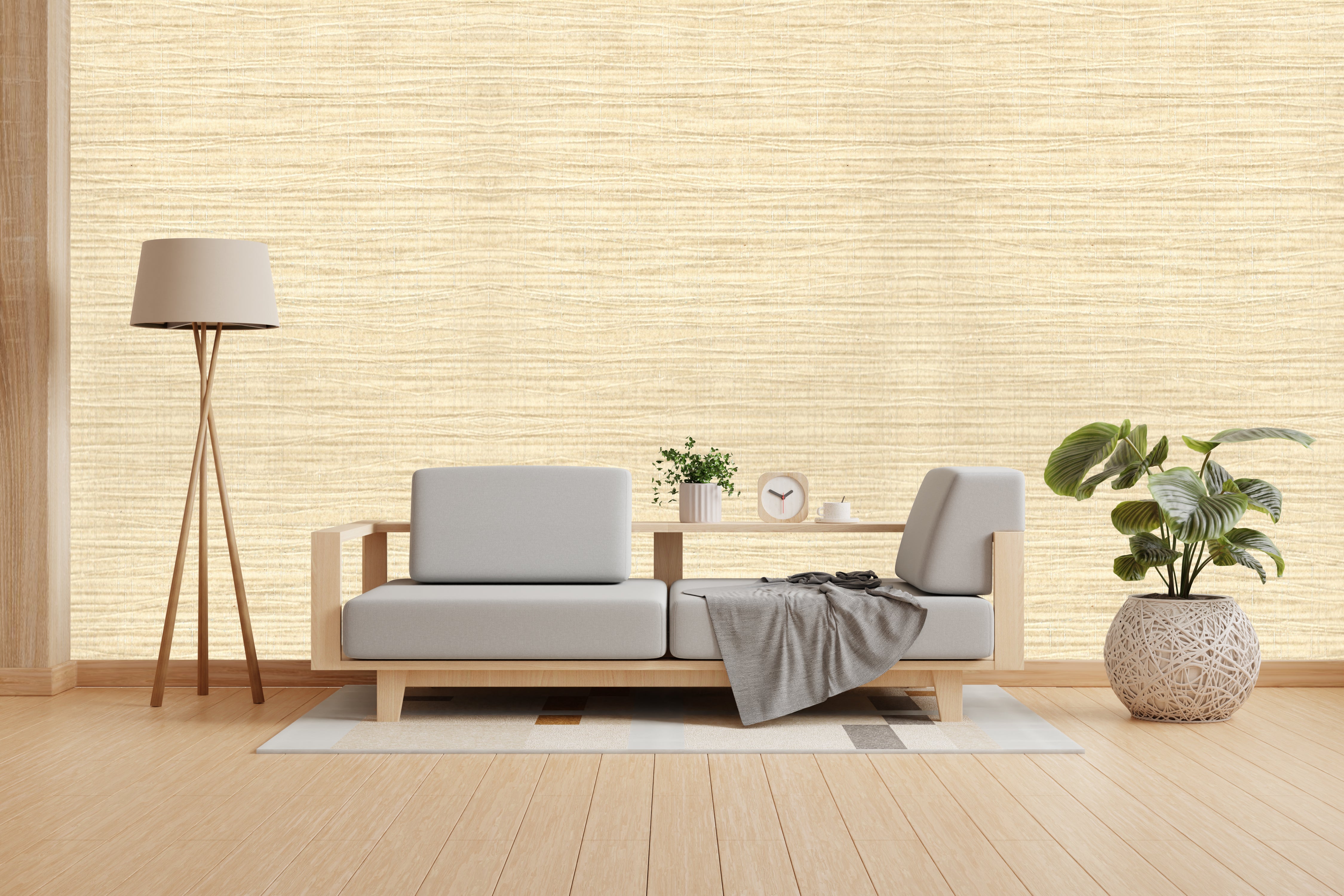 Clover Honey Design Subtle Elegance Modern Style Wallpaper for Living Rooms Bedrooms