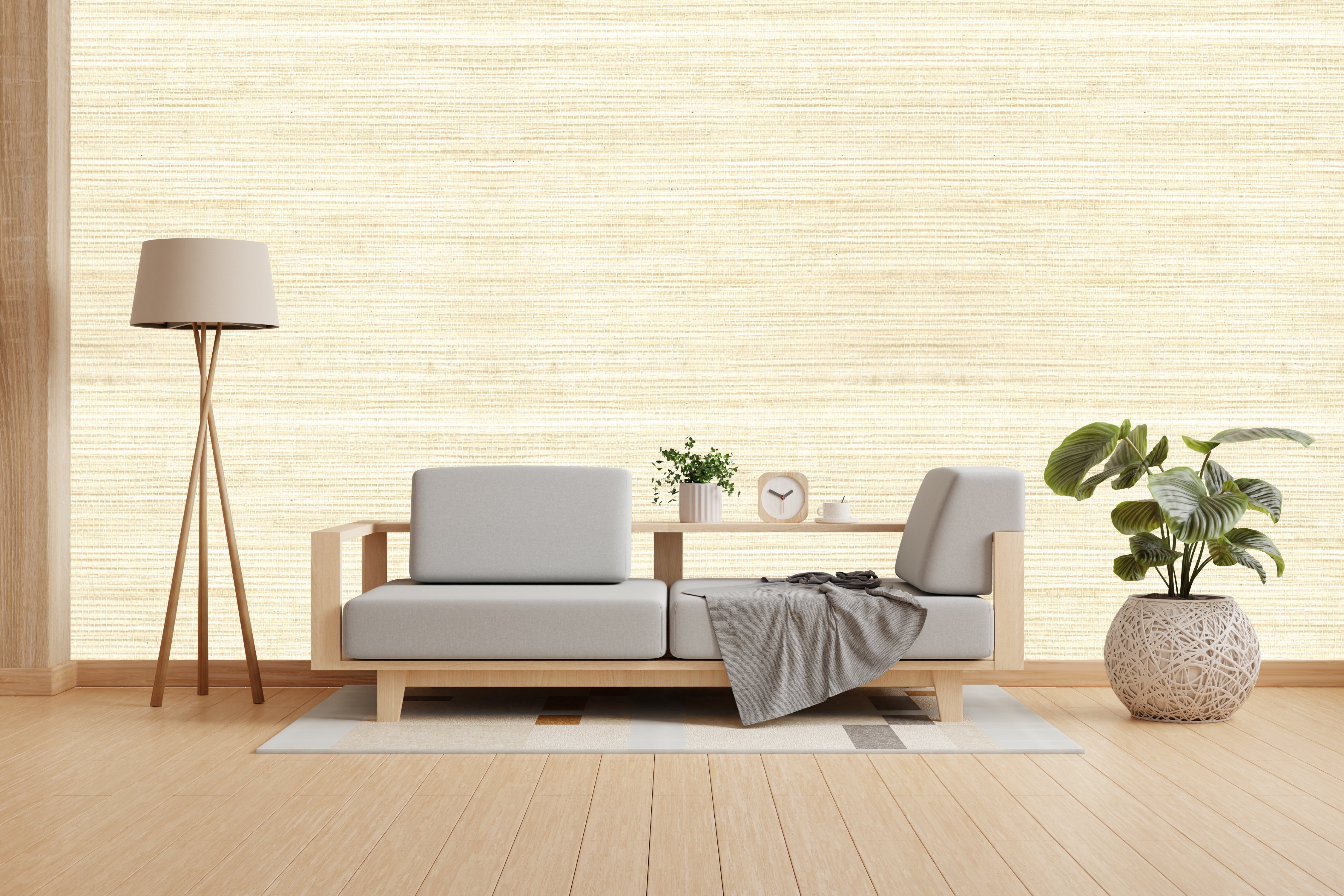 Gracious Design Subtle Elegance Modern Style Wallpaper for Living Rooms Bedrooms