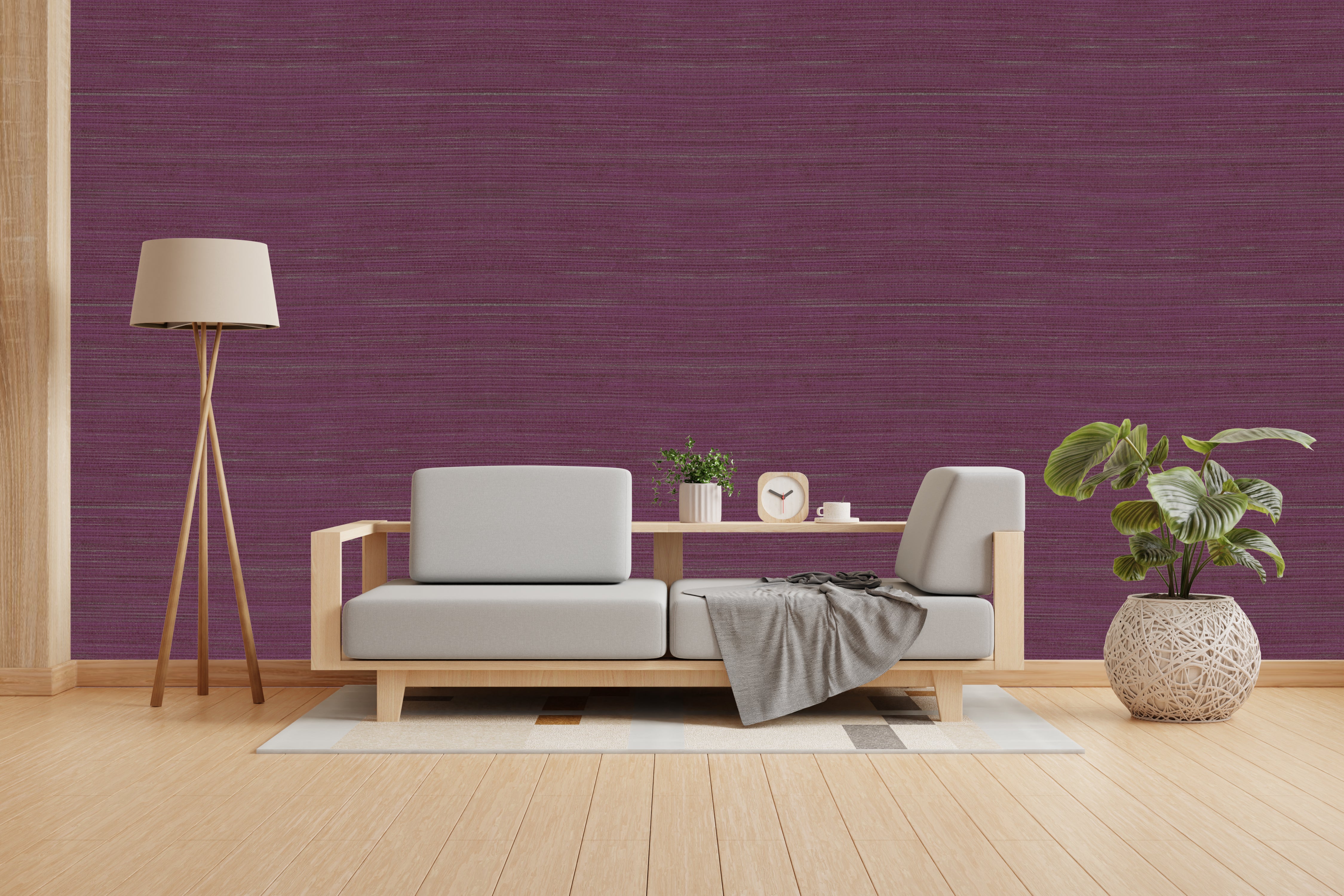 Old Eggplant Design Subtle Elegance Modern Style Wallpaper for Living Rooms Bedrooms