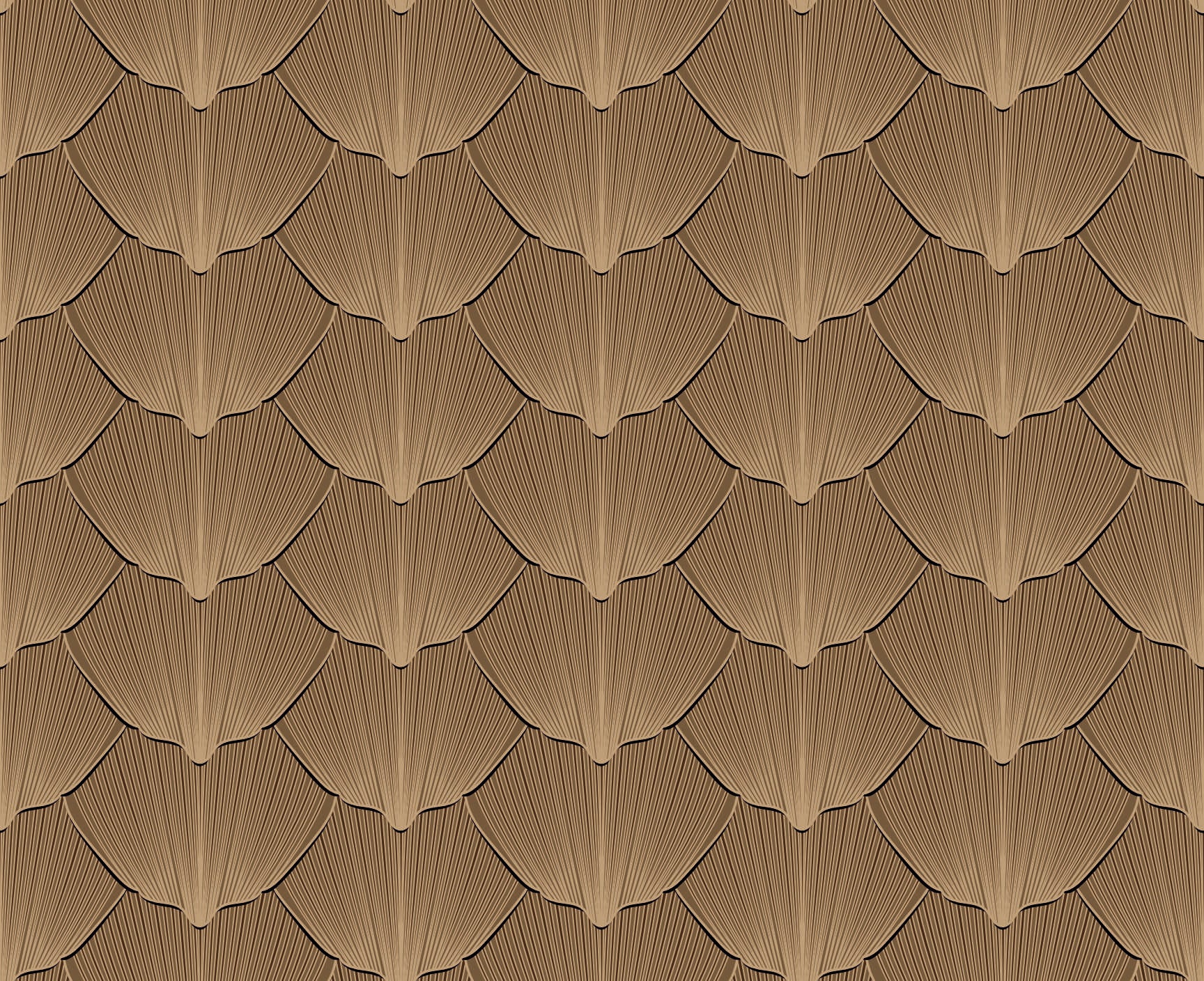 Warm Earth Tone Scale Pattern - Textured Geometric Design.