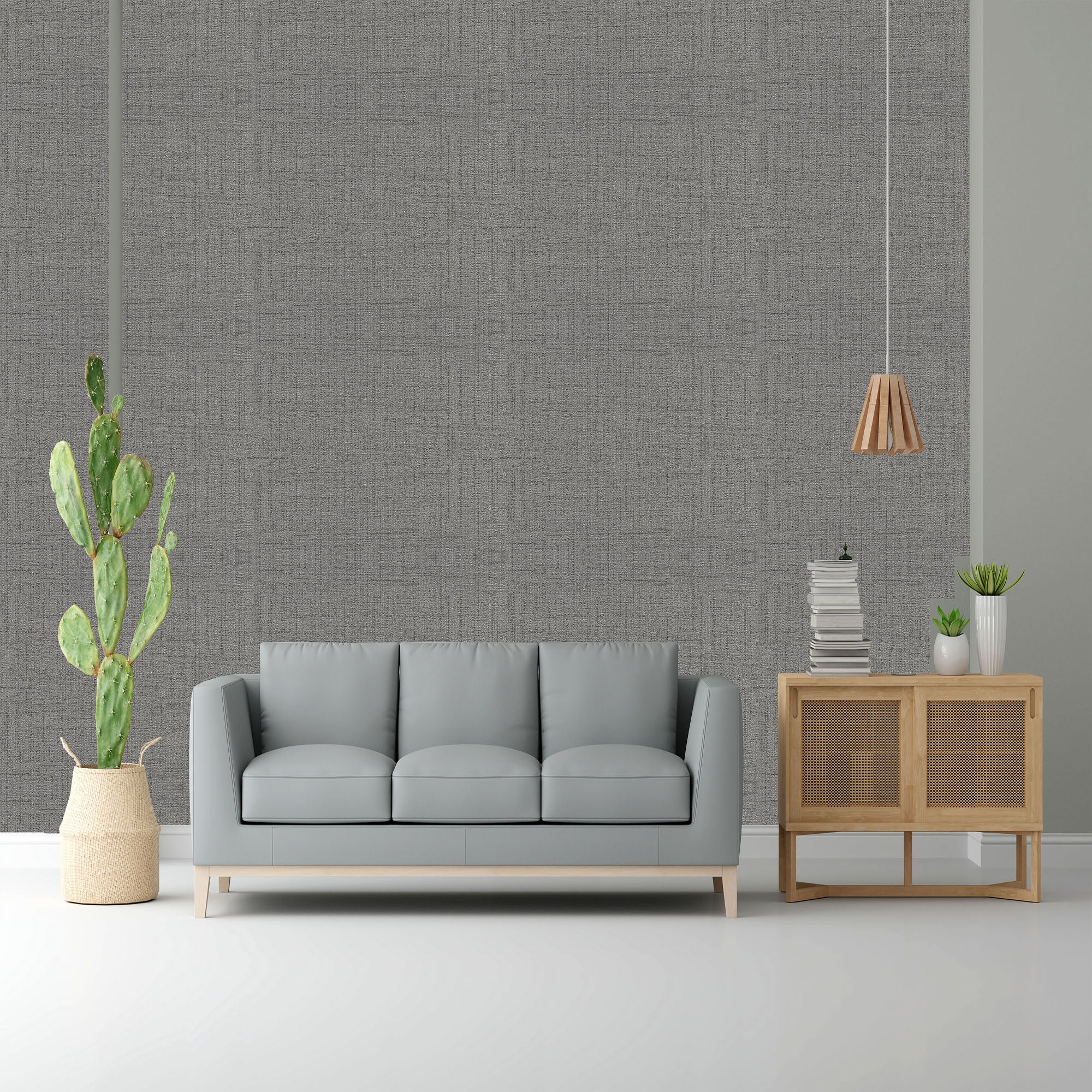 Tank Grey Design Wallpaper - For Inviting Spaces