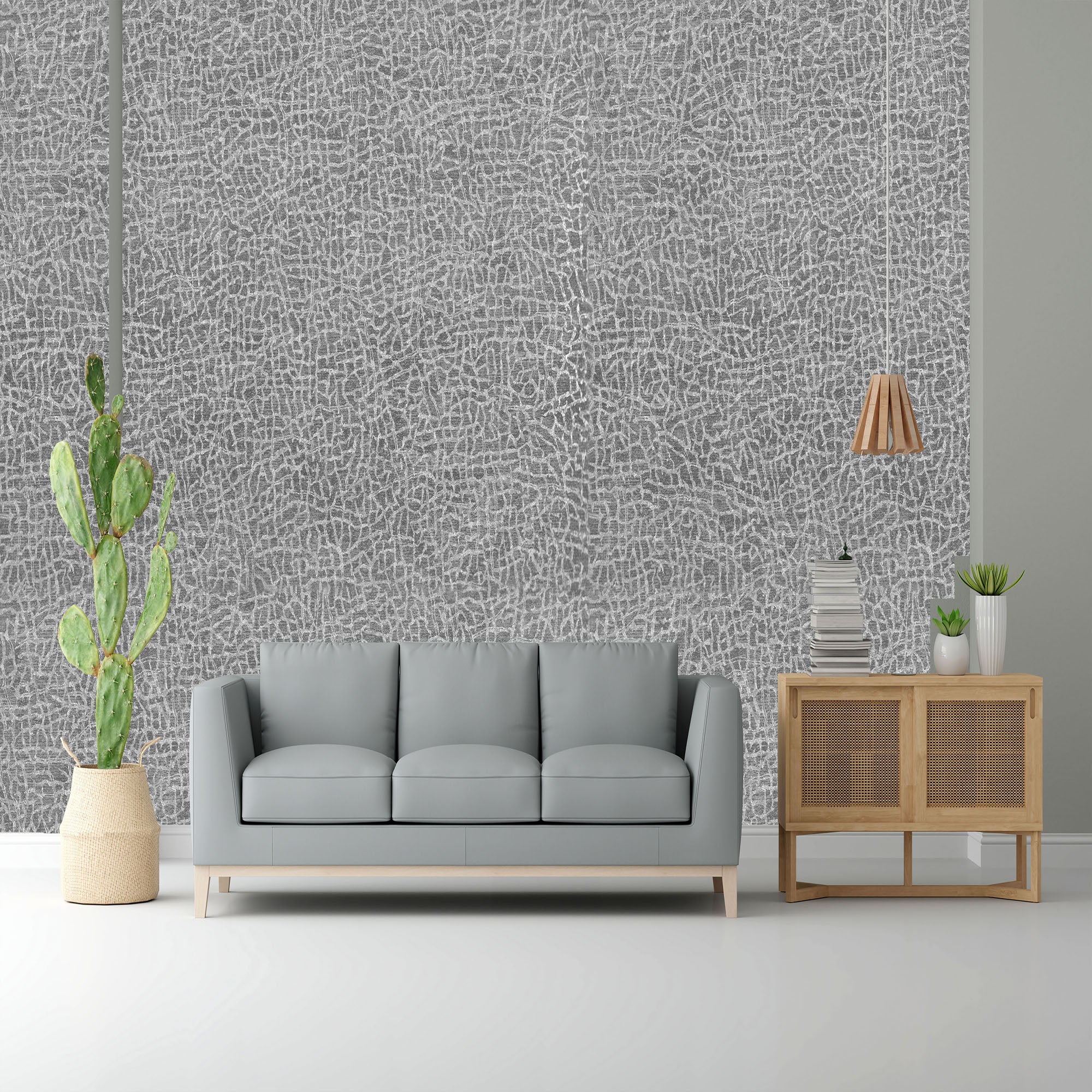 Grey Of Darkness Design Wallpaper - For Inviting Spaces