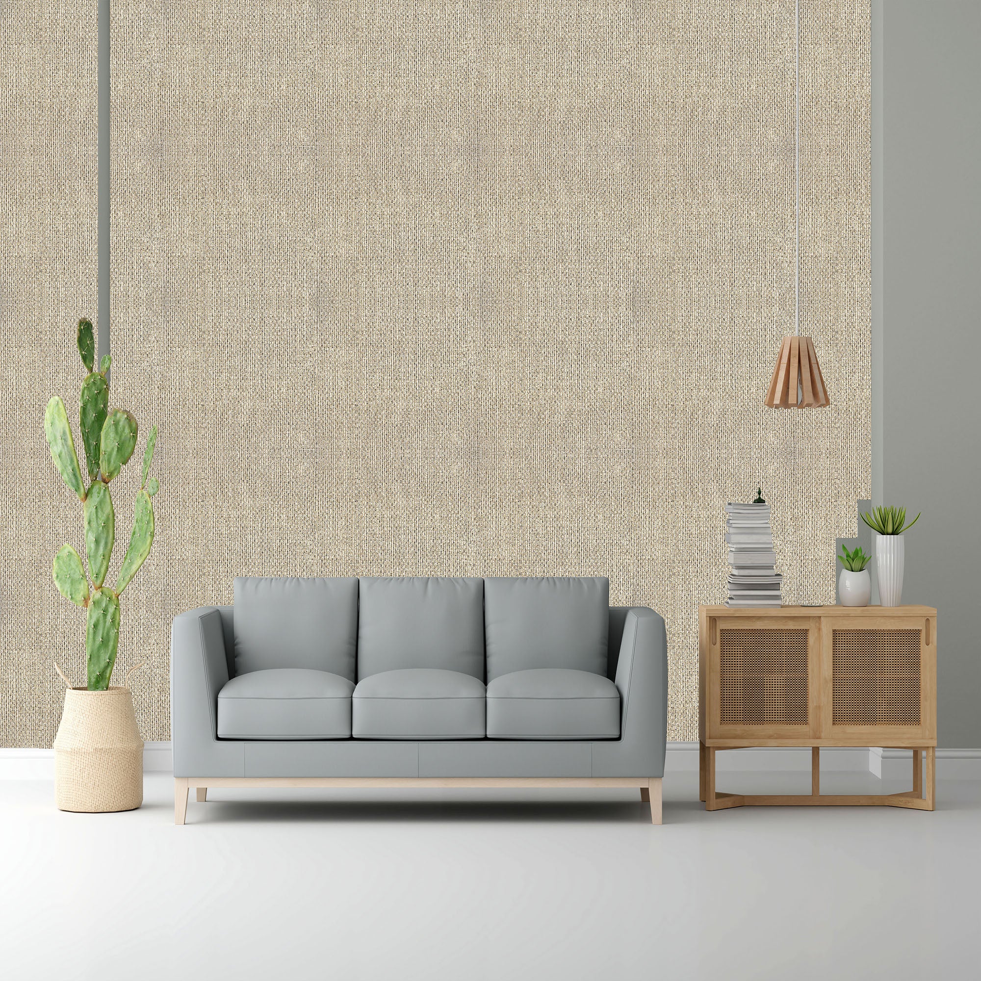 Nomadic Taupe Design Wallpaper - For Inviting Spaces