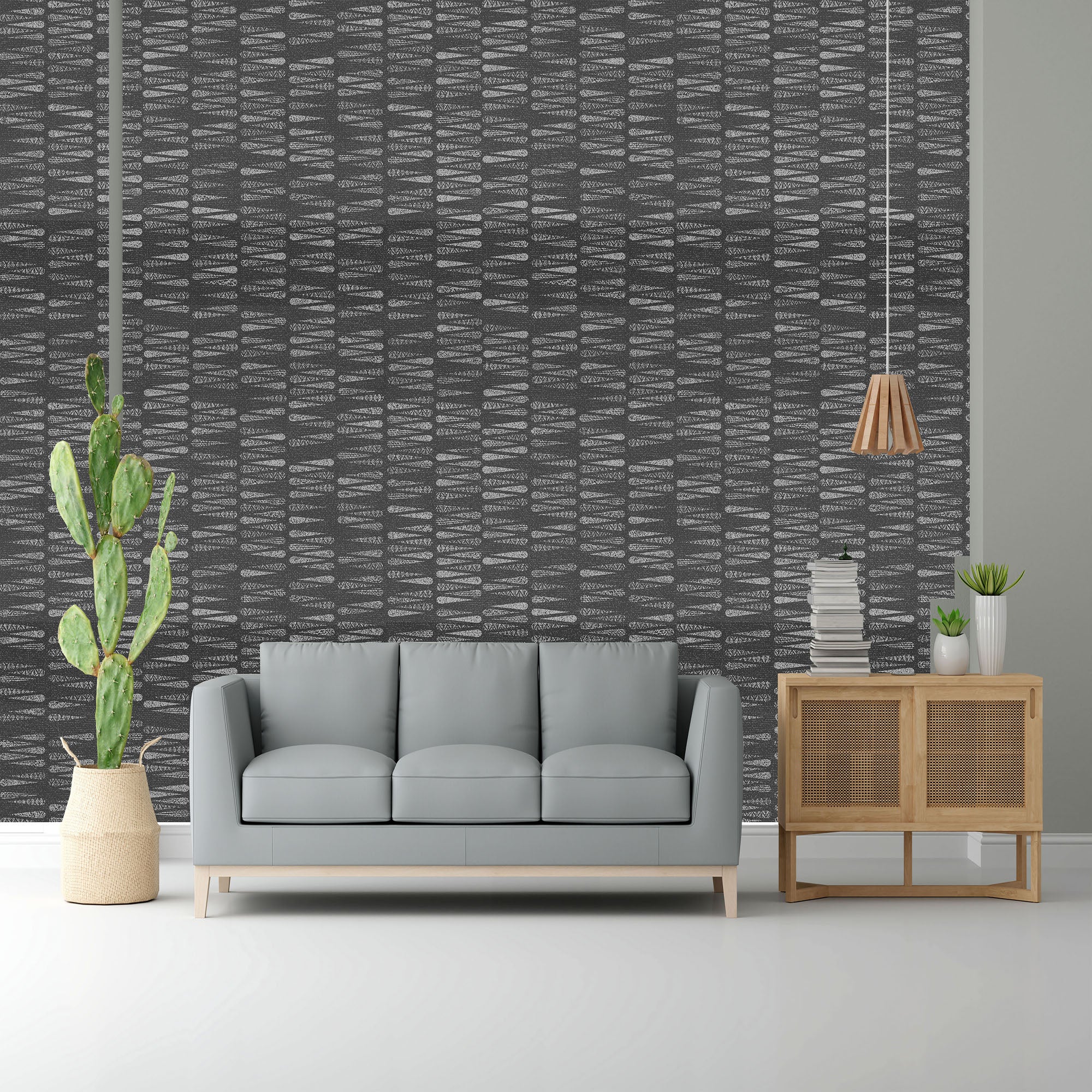 Dover Grey Design Wallpaper - For Inviting Spaces