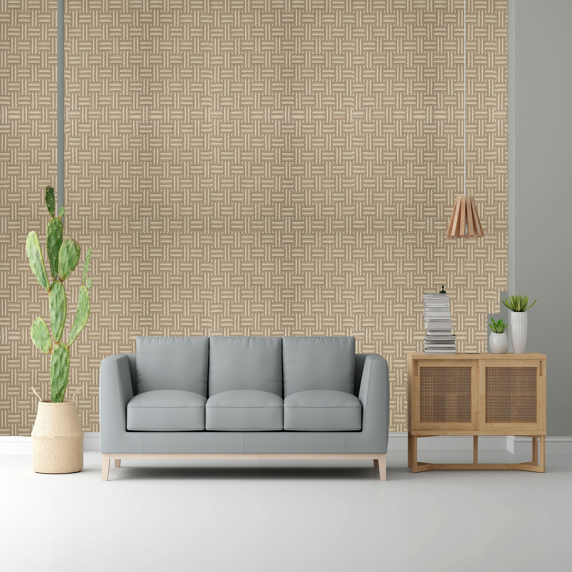 Dry Riverbed Design Subtle Elegance Modern Style Wallpaper for Living Rooms Bedrooms